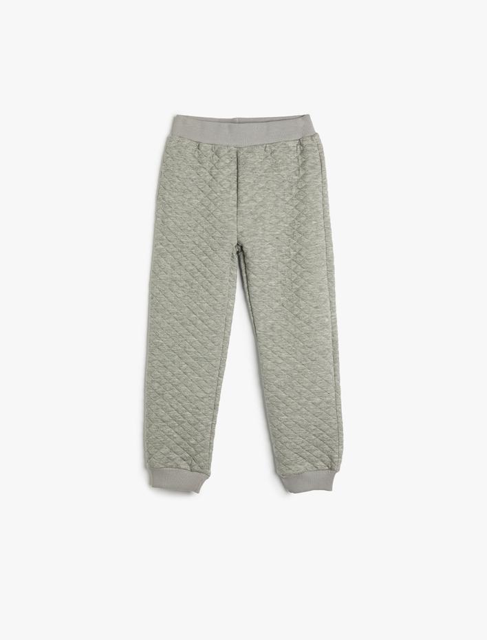Kız Çocuk Basic Kapitone Jogger Eşofman Altı