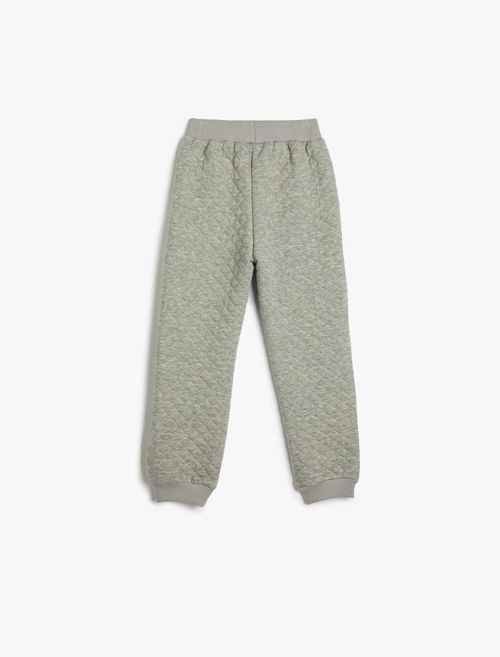 Kız Çocuk Basic Kapitone Jogger Eşofman Altı