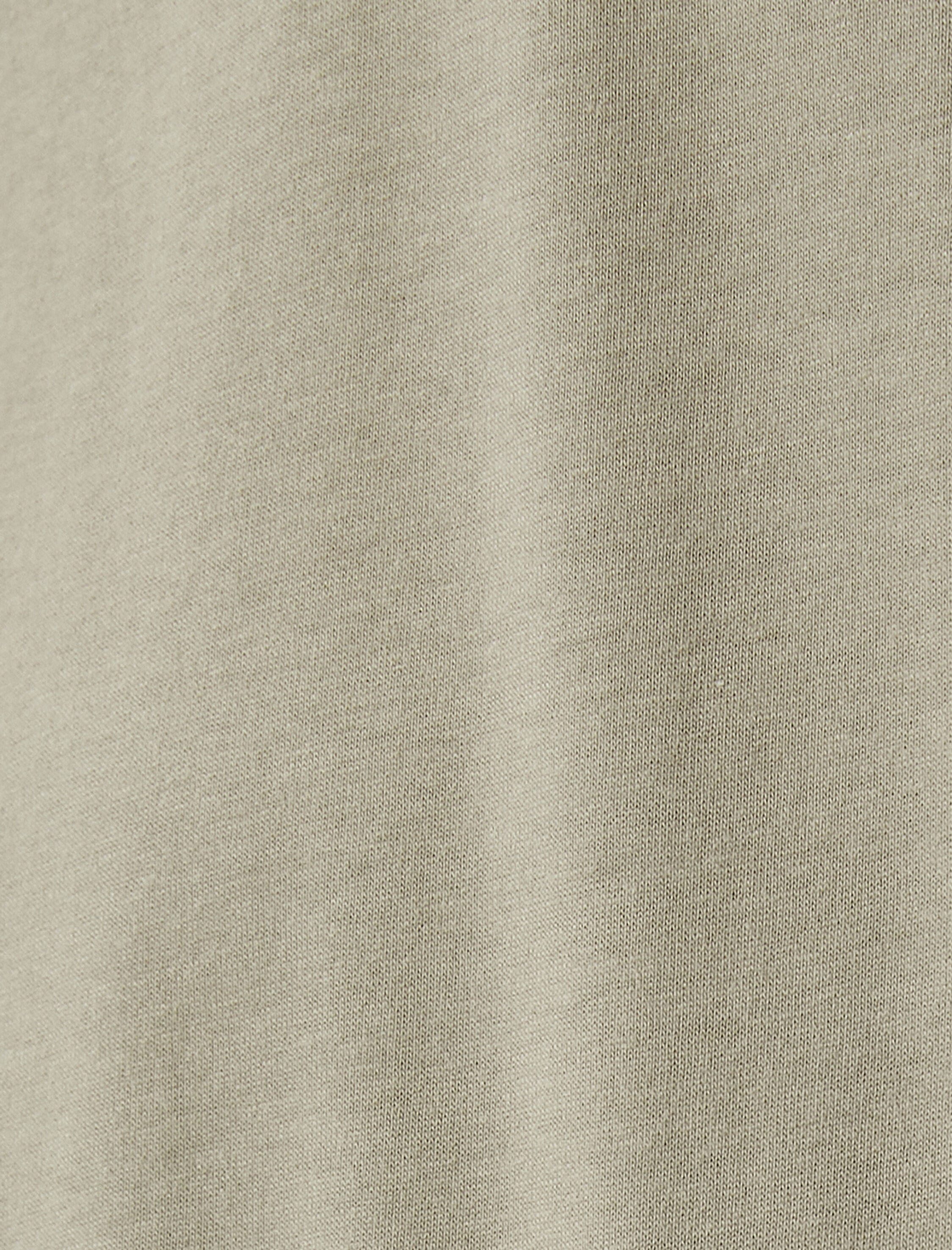   Bisiklet Yaka Tişört Fermuarlı Cep Detaylı Kısa Kollu