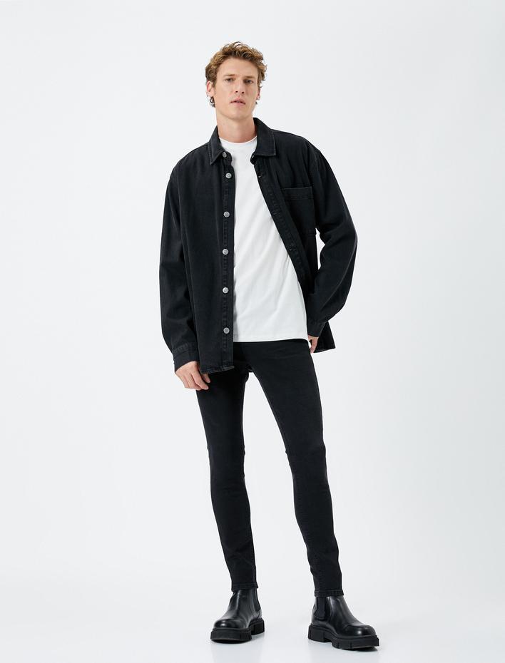  Super Skinny Fit Kot Pantolon - Justin Jean