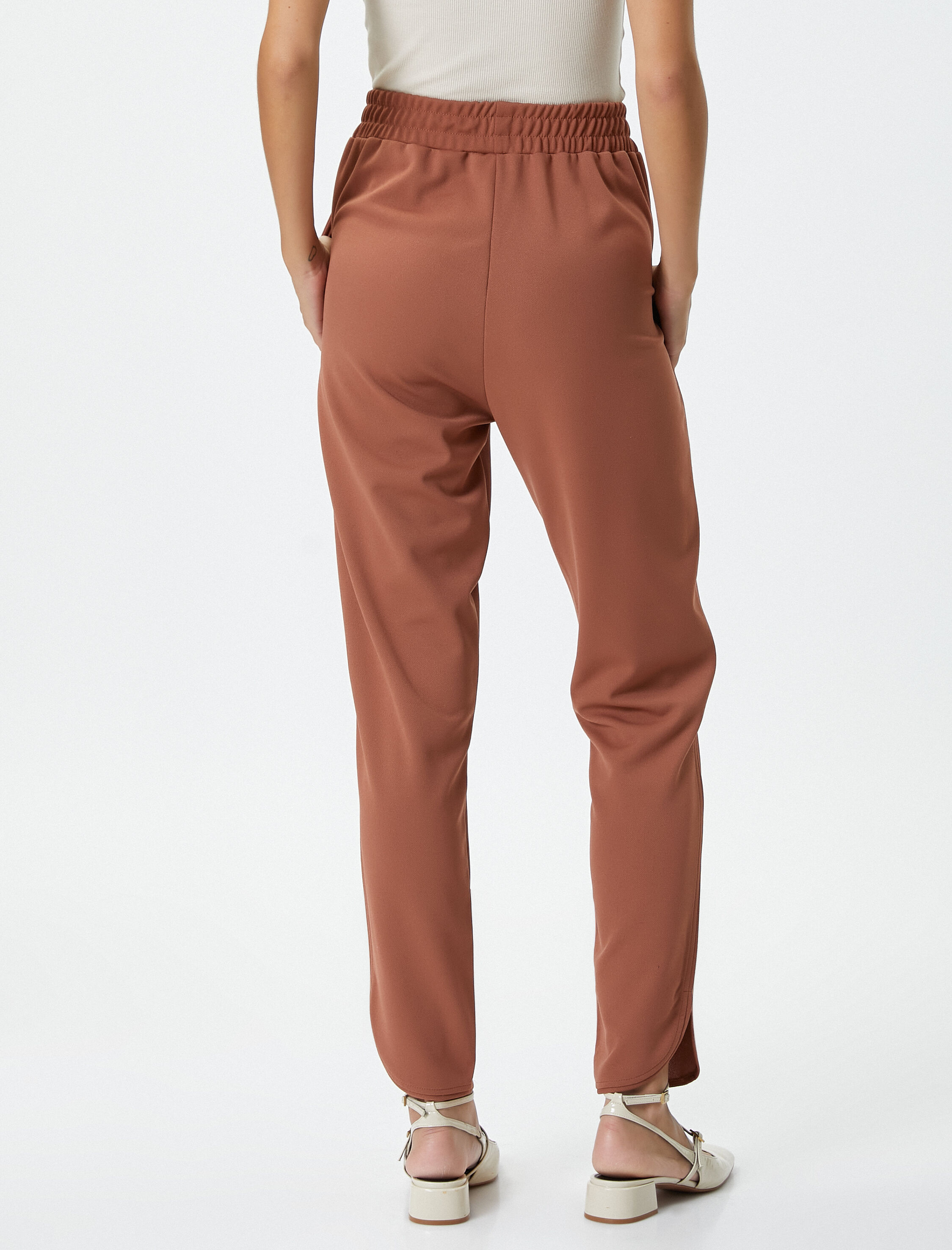   Jogger Pantolon Beli Lastikli Cep Detaylı