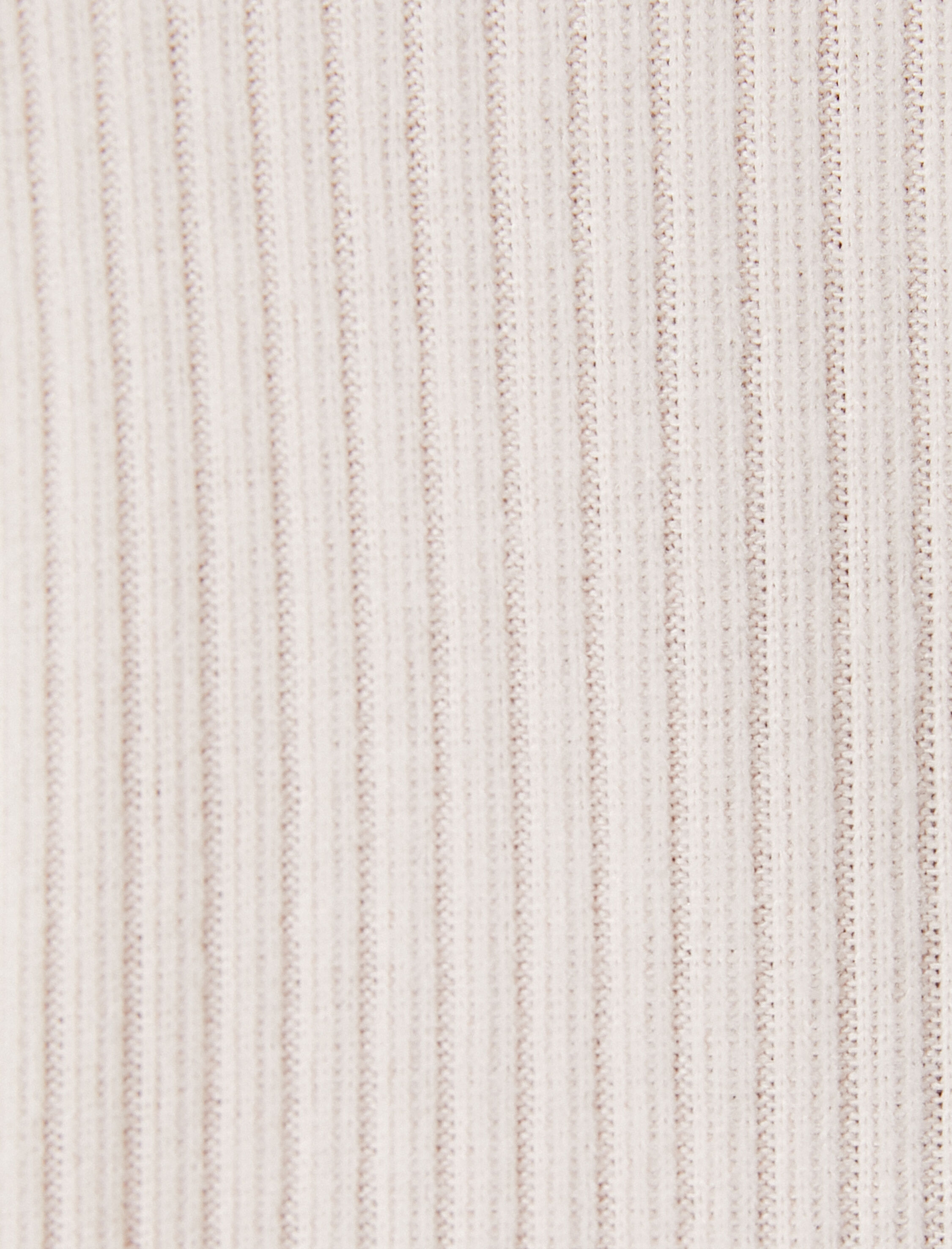 İnce Askılı Pijama Üstü Fitilli V Yaka Slim Fit