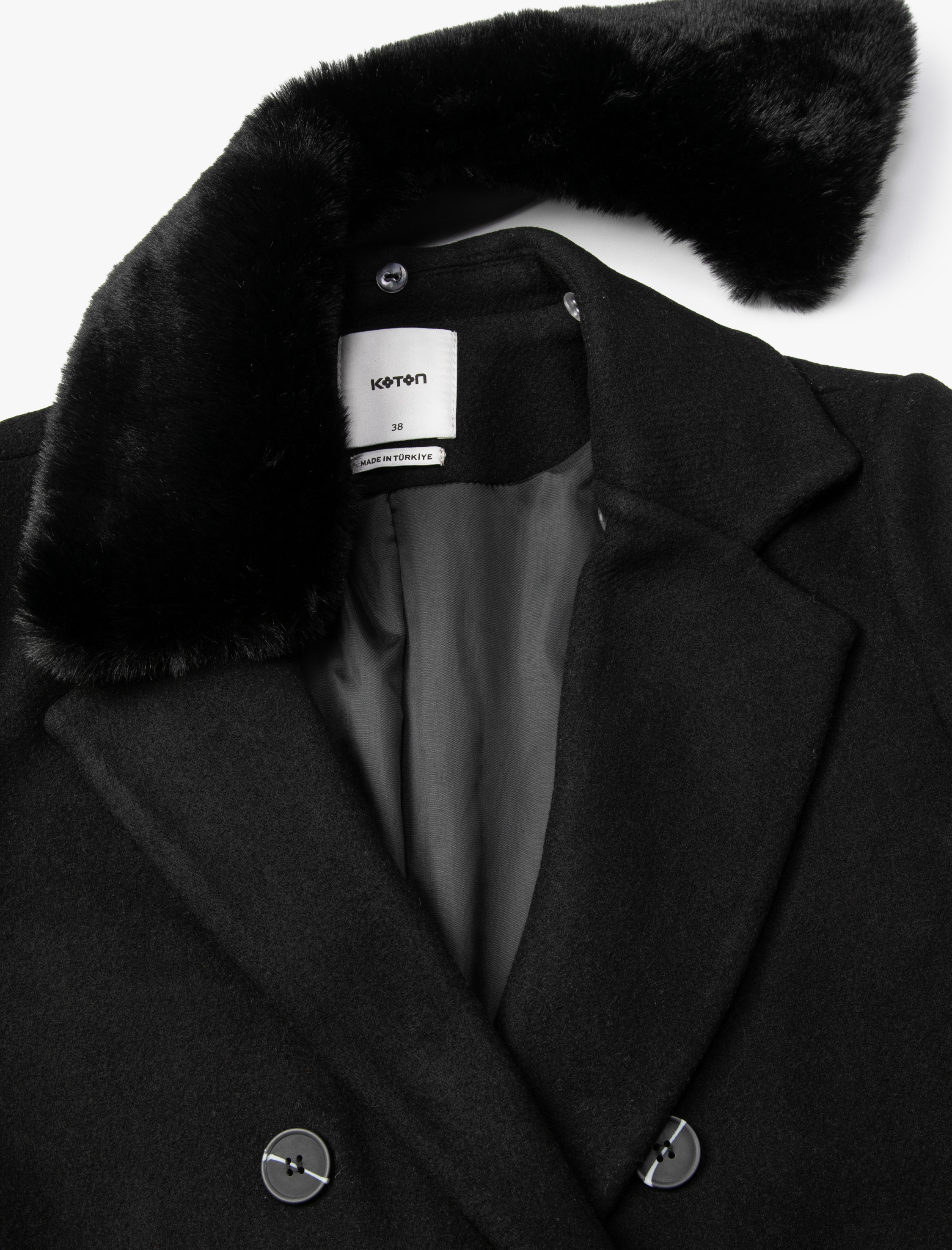   Kruvaze Kaban Peluş Detaylı