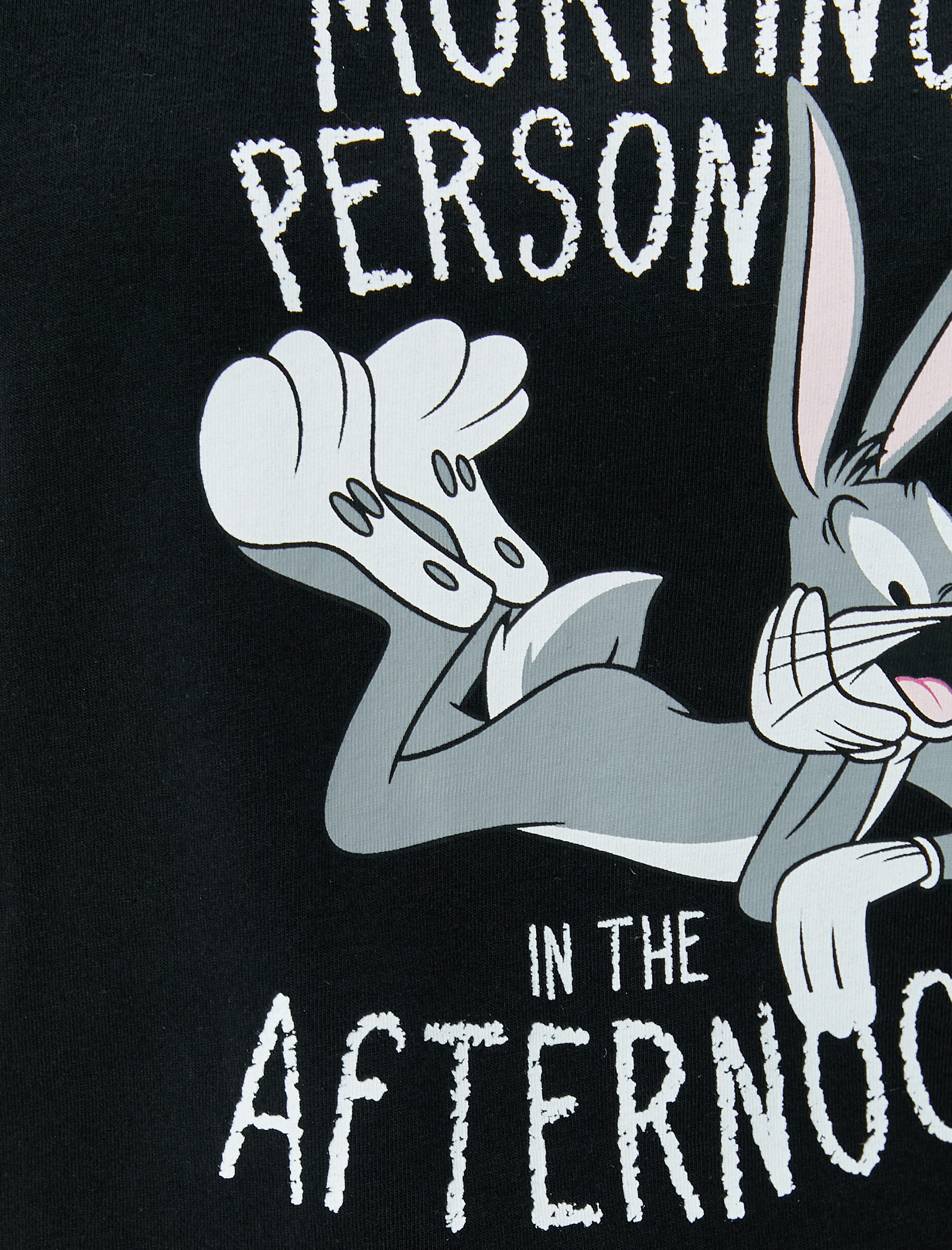   Bugs Bunny Pijama Takımı Lisanslı Baskılı Kısa Kollu Pamuklu