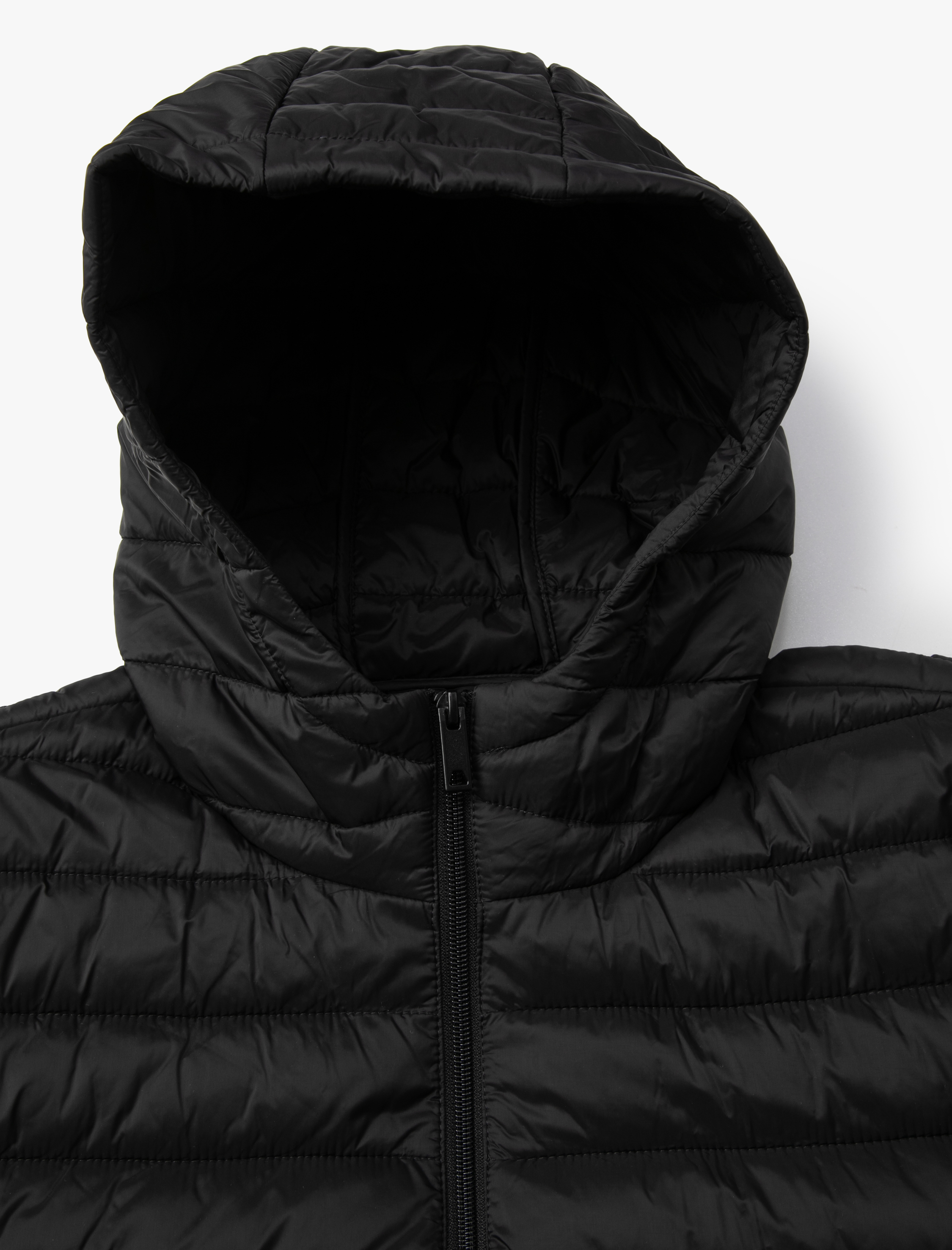   Şişme Mont Mevsimlik Kapşonlu Fermuarlı Cep Detaylı