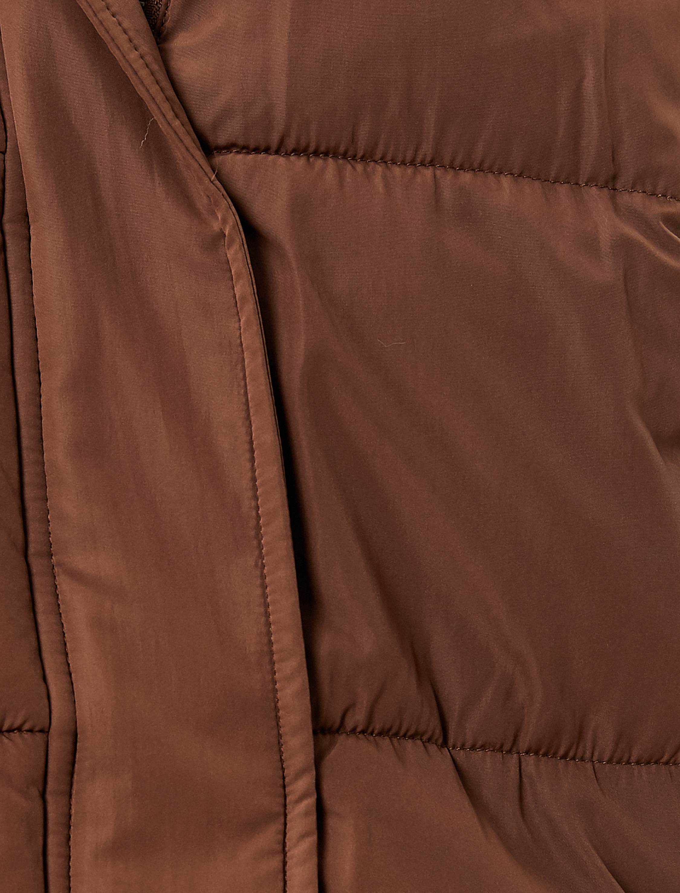   Şişme Mont Kapşonlu İçi Peluş Astarlı Cepli Fermuarlı