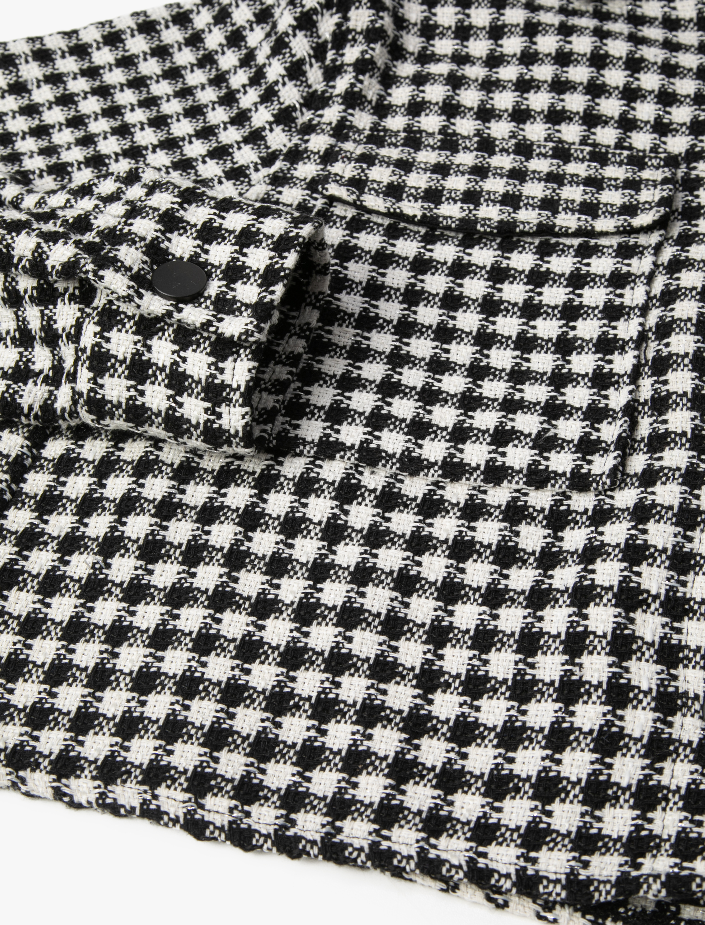   Tüvit Ceket Düğmeli Gömlek Yaka Cep Detaylı