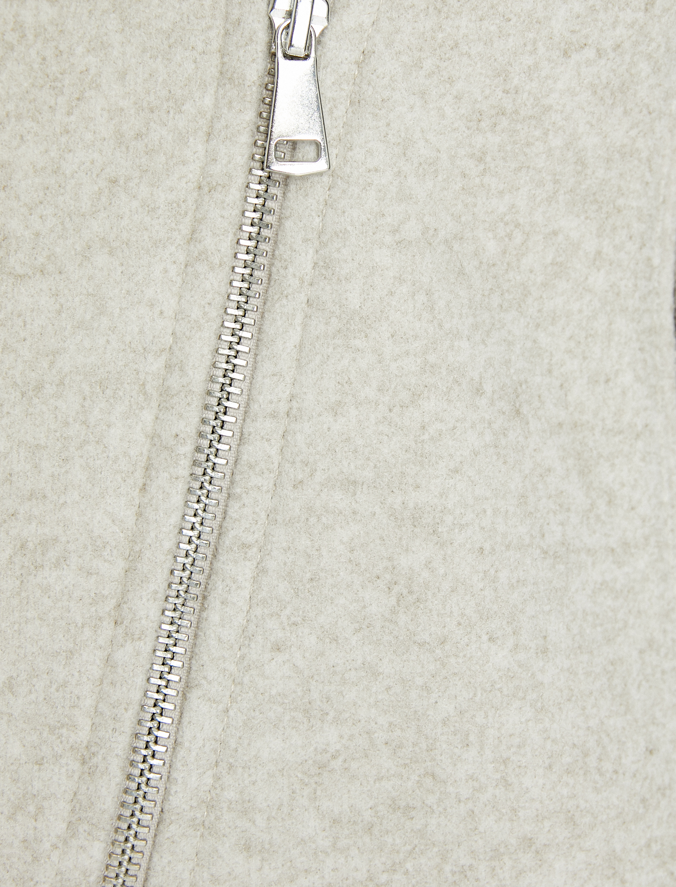   Biker Ceket Kruvaze Fermuarlı Cep Detaylı Astarlı