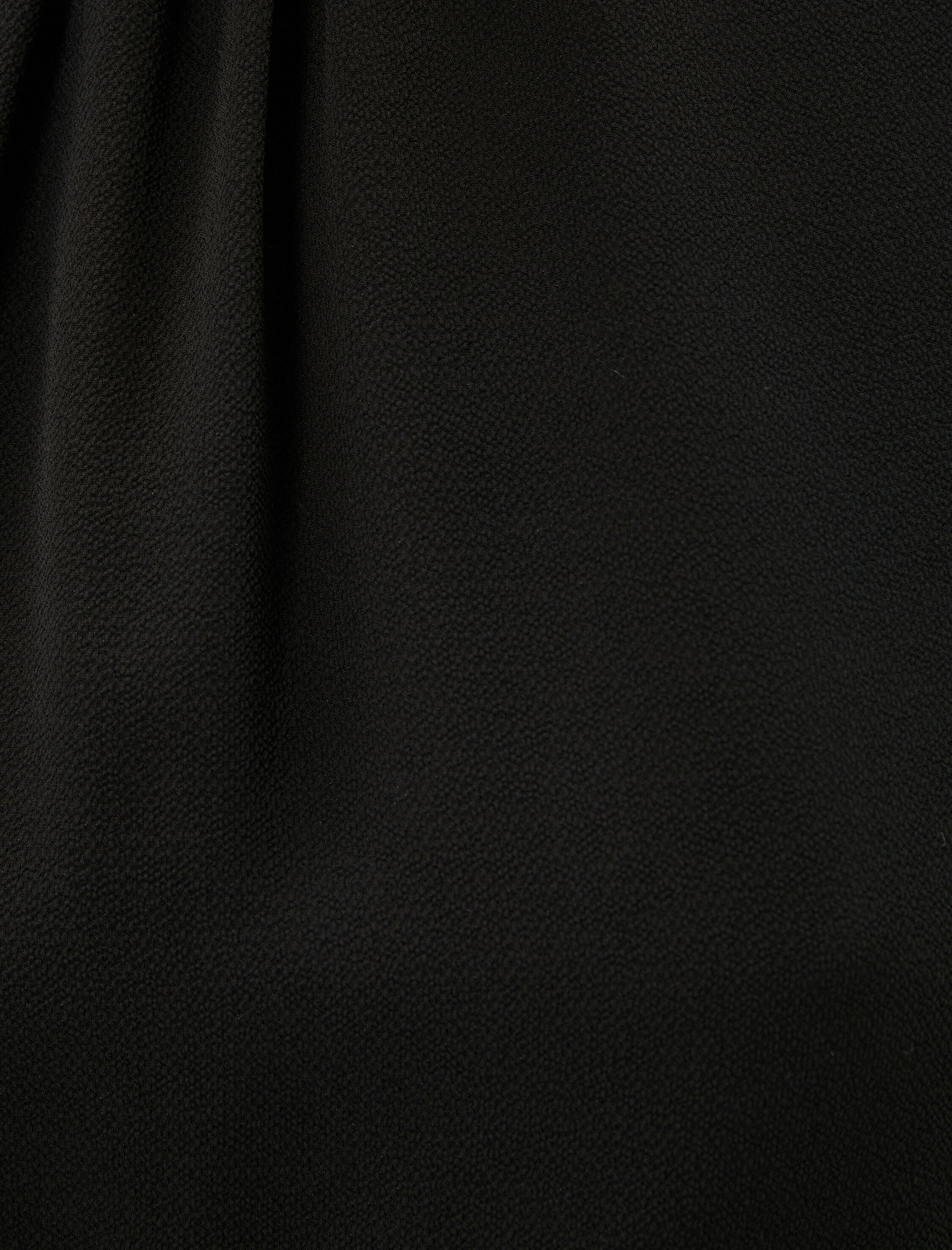   Balon Kollu Bluz Dik Yaka Drapeli