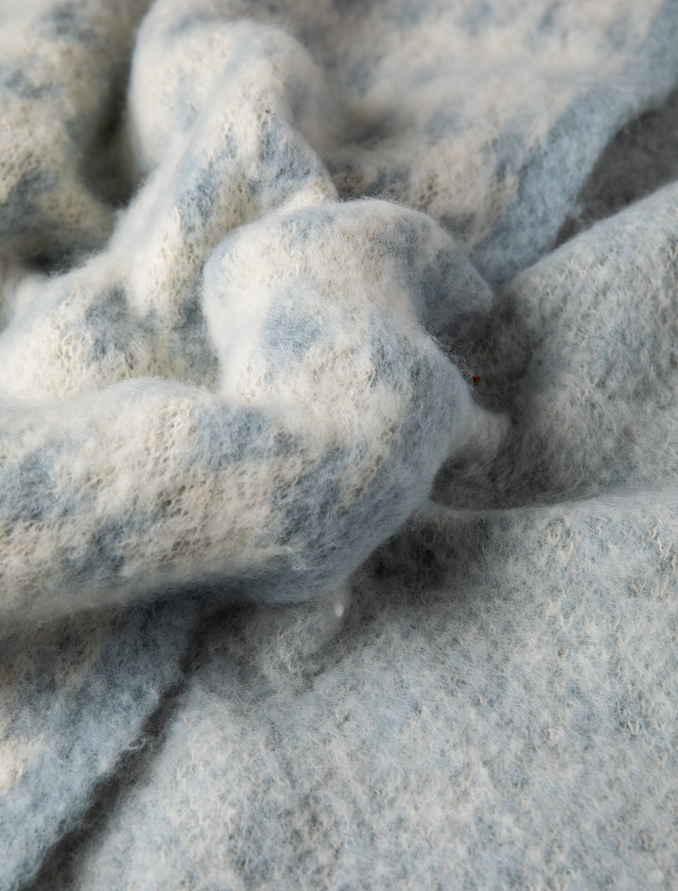 Kadın Atkı  Desenli Yumuşak Dokulu Asimetrik Kesim