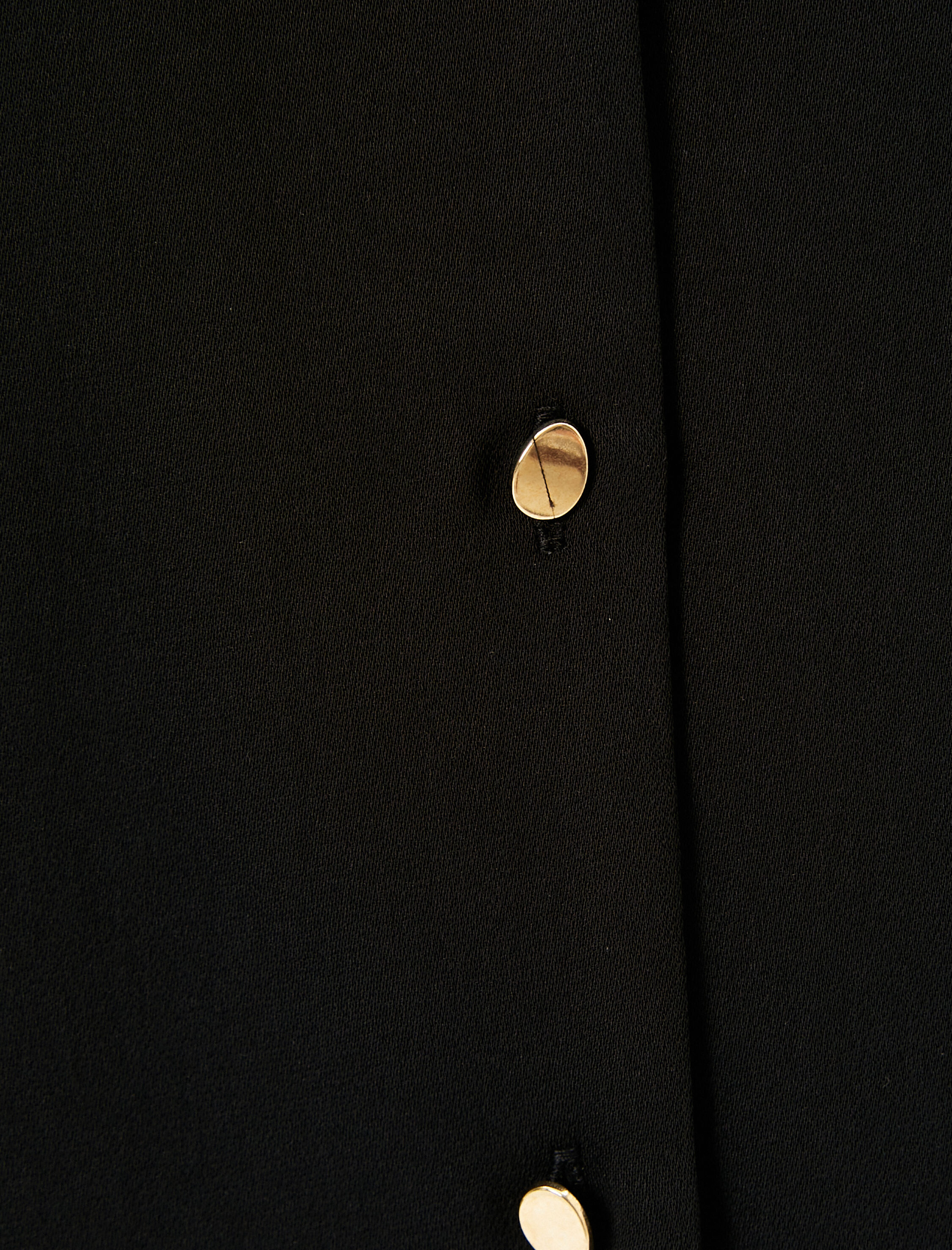   Balon Kollu Gömlek Düğmeli V Yaka