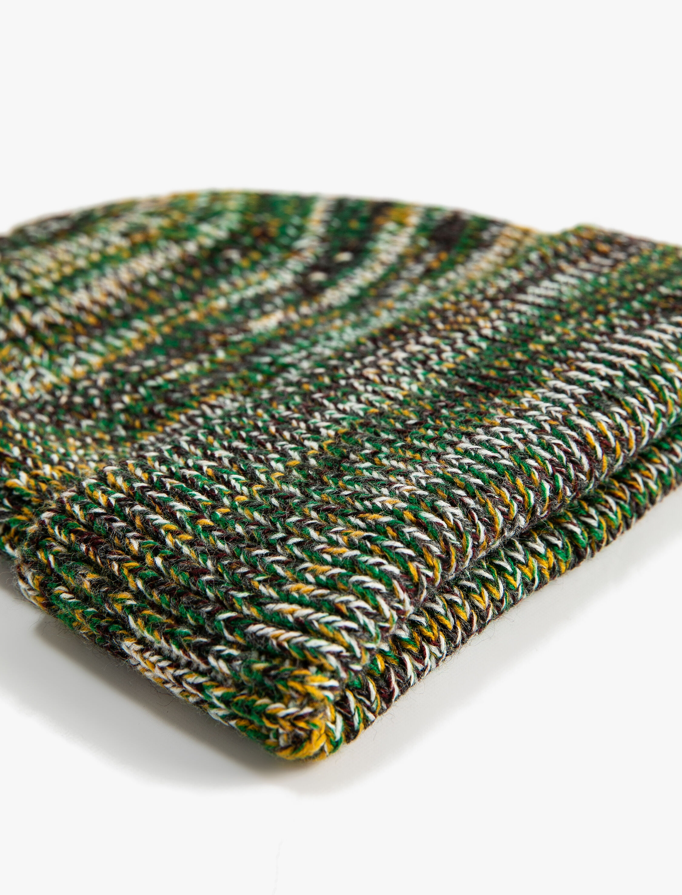  Erkek Akrilik Örgü Bere Çok Renkli Katlama Detaylı