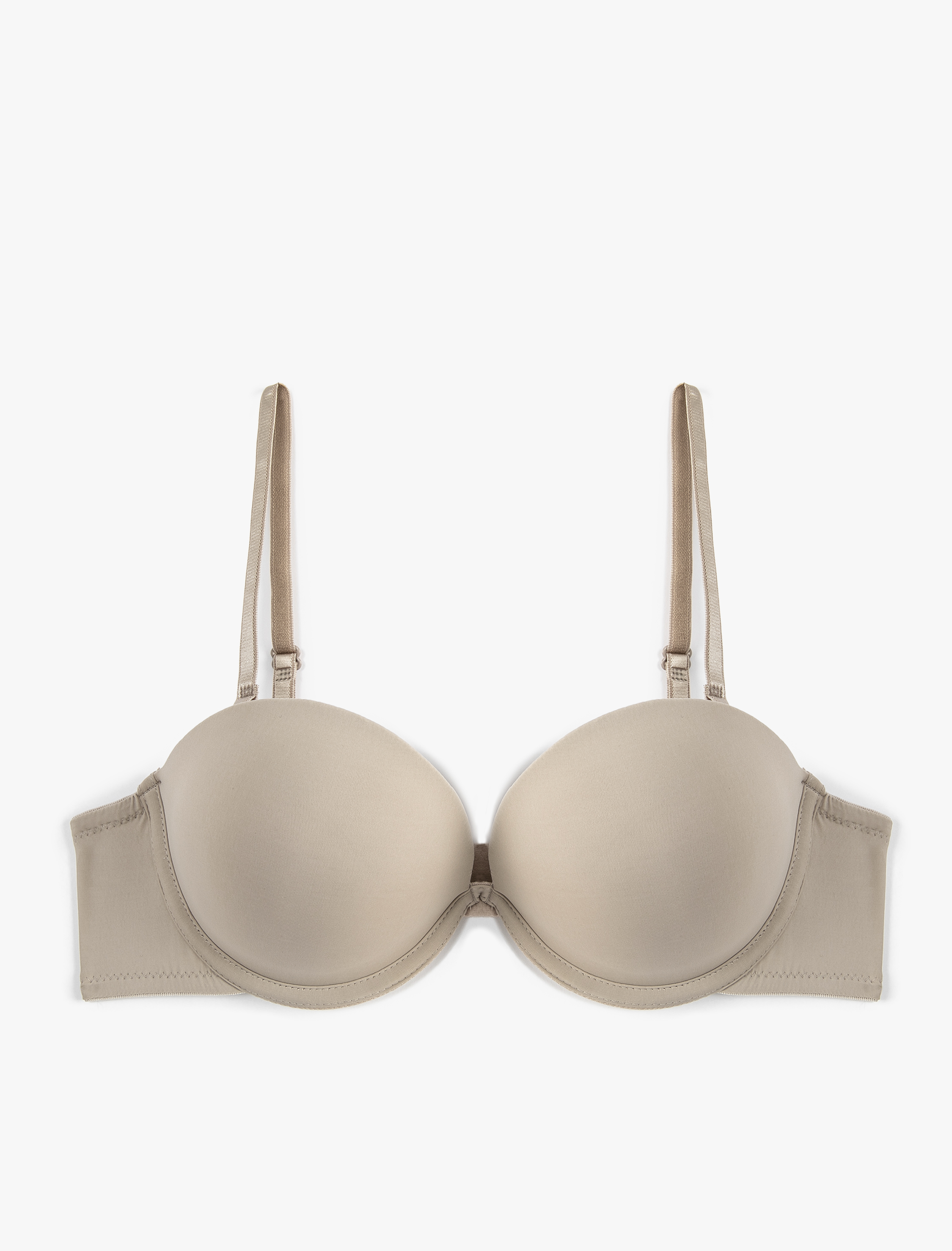   Askısız Destekli Sütyen Ekstra Dolgulu Balenli Kaplı