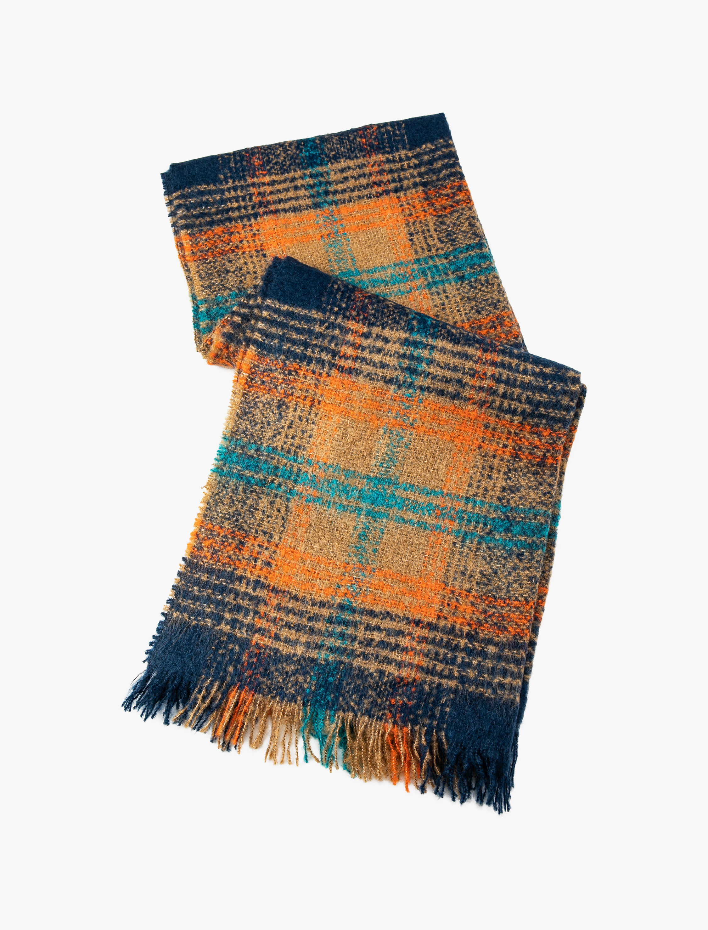  Kadın Atkı Püsküllü Yumuşak Dokulu