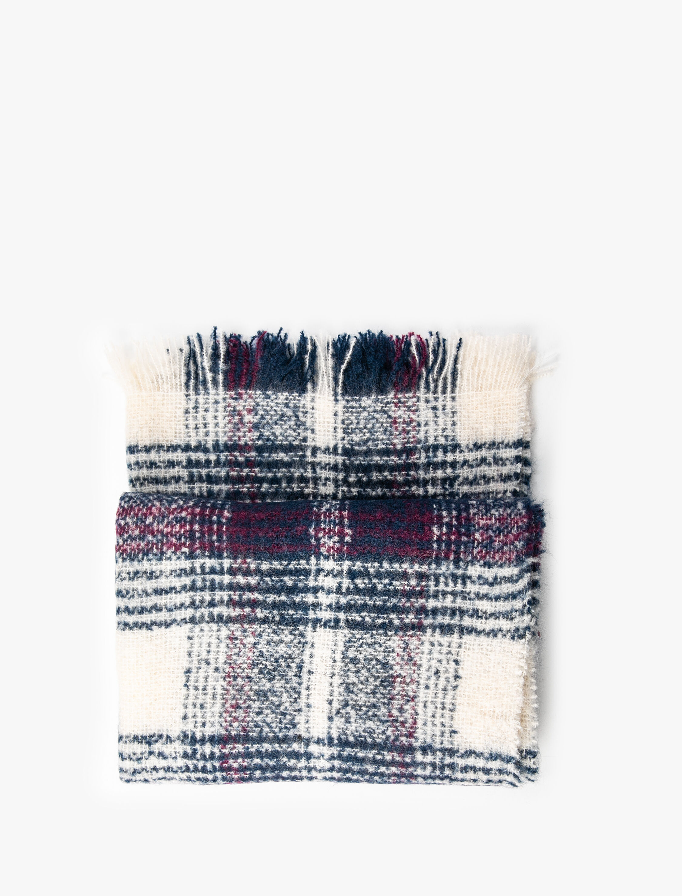  Kadın Atkı Püsküllü Yumuşak Dokulu