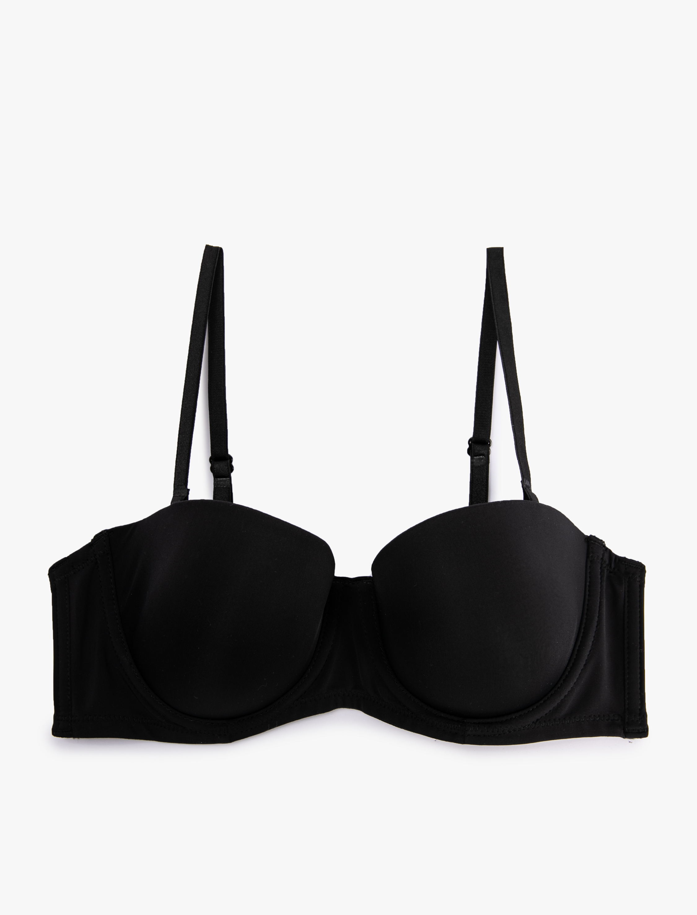   Balenli Askısız Sütyen Dolgusuz Kaplı Basic