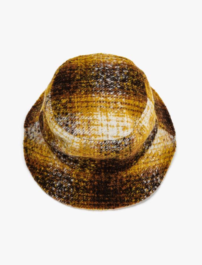 Kadın Bucket Şapka Yumuşak Dokulu Çok Renkli