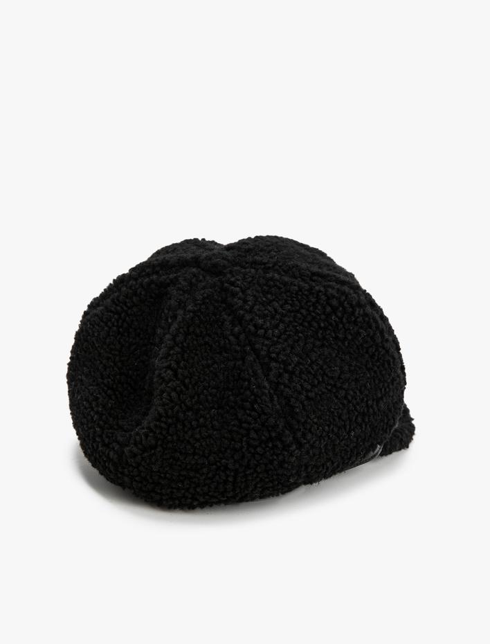 Kadın Peluş Kasket Şapka