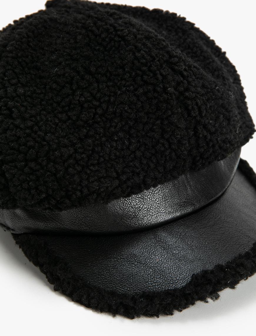  Kadın Peluş Kasket Şapka
