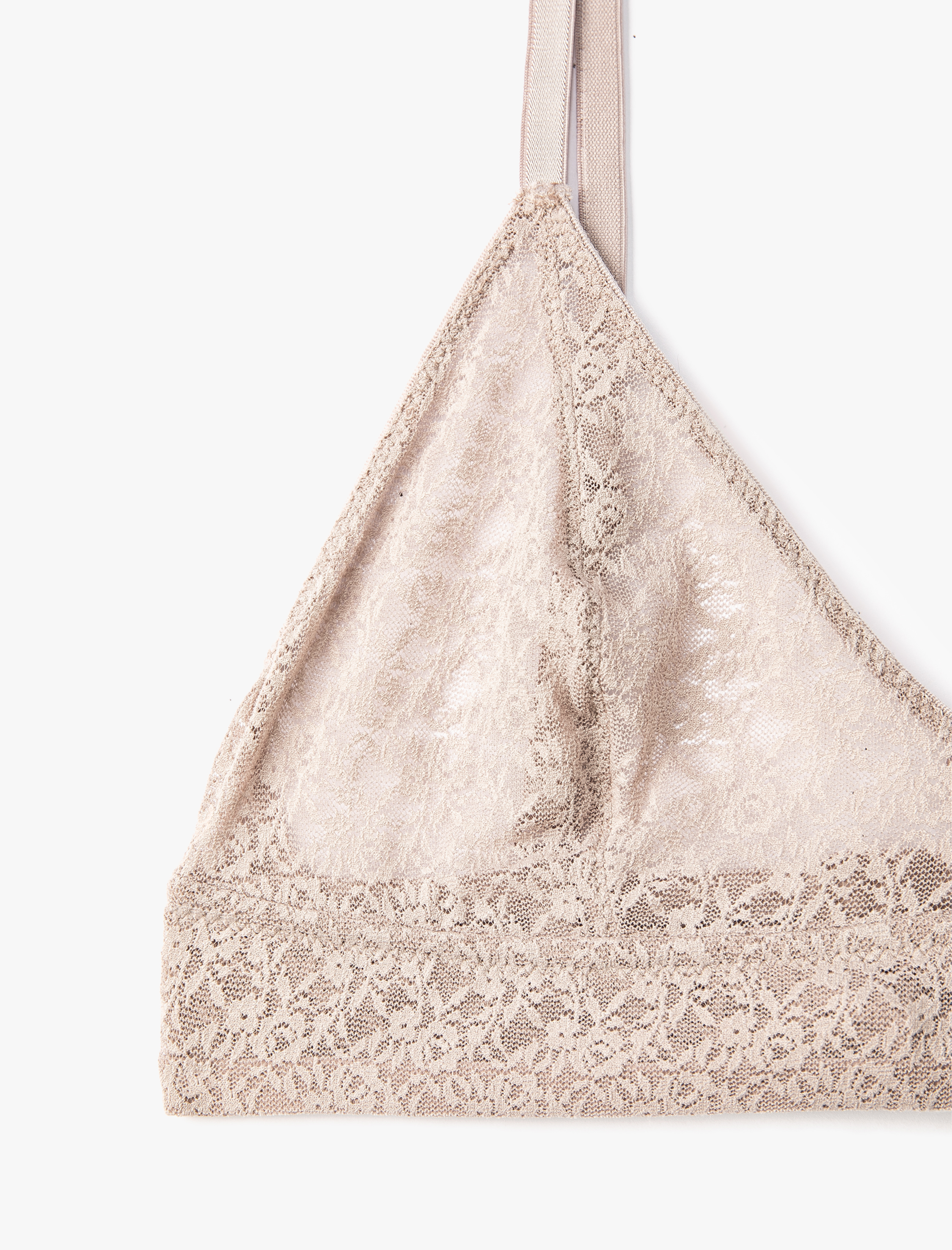   Balensiz Sütyen Dantelli Dolgusuz İnce Askılı