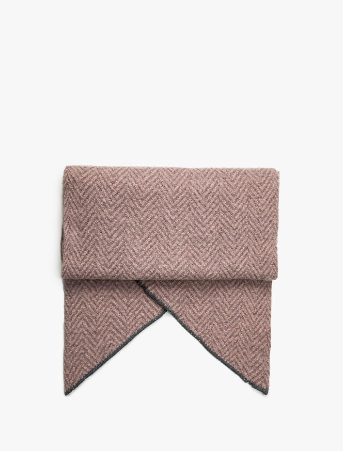 Kadın Atkı Yumuşak Dokulu Asimetrik Kesim