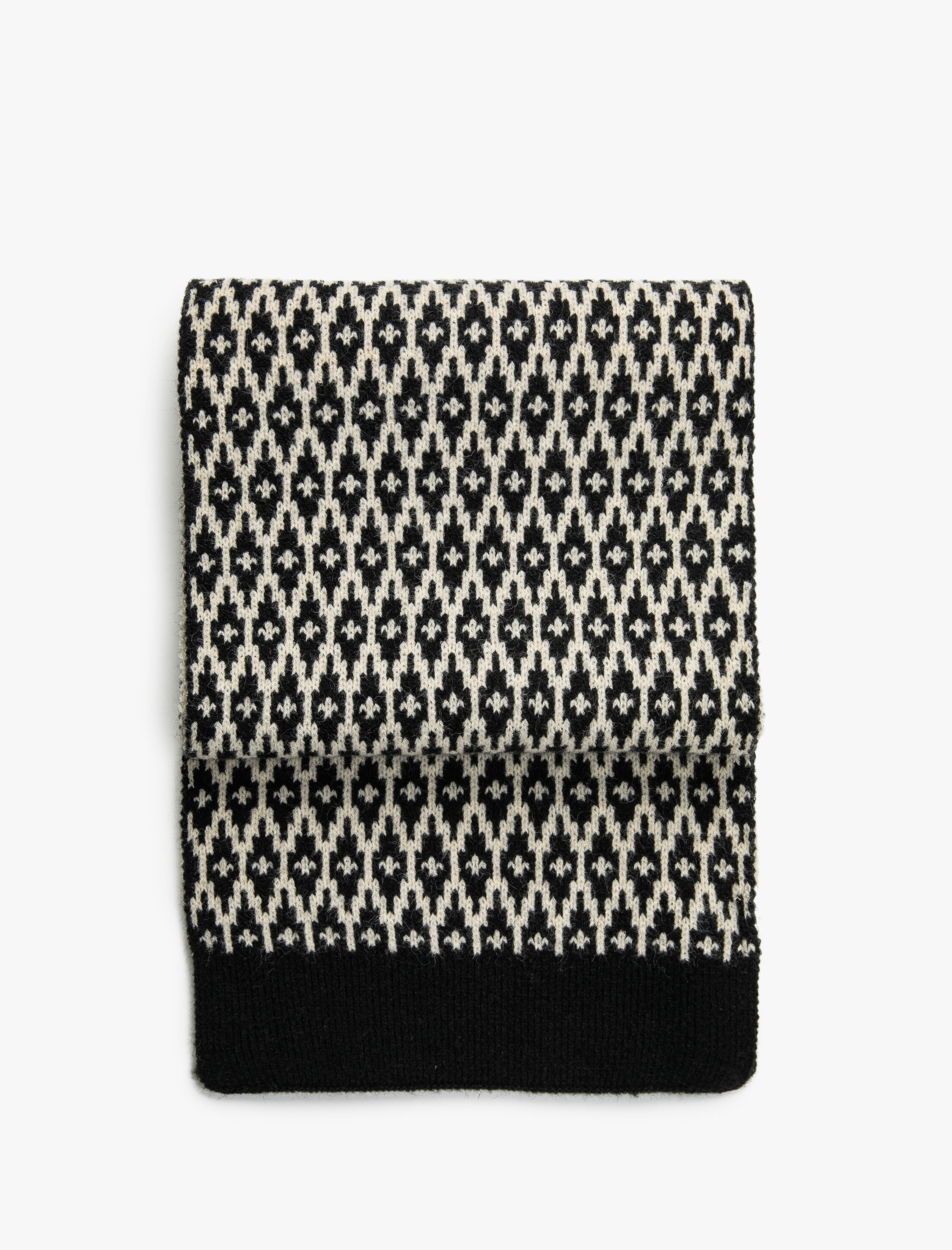  Kadın Örgü Atkı Desenli