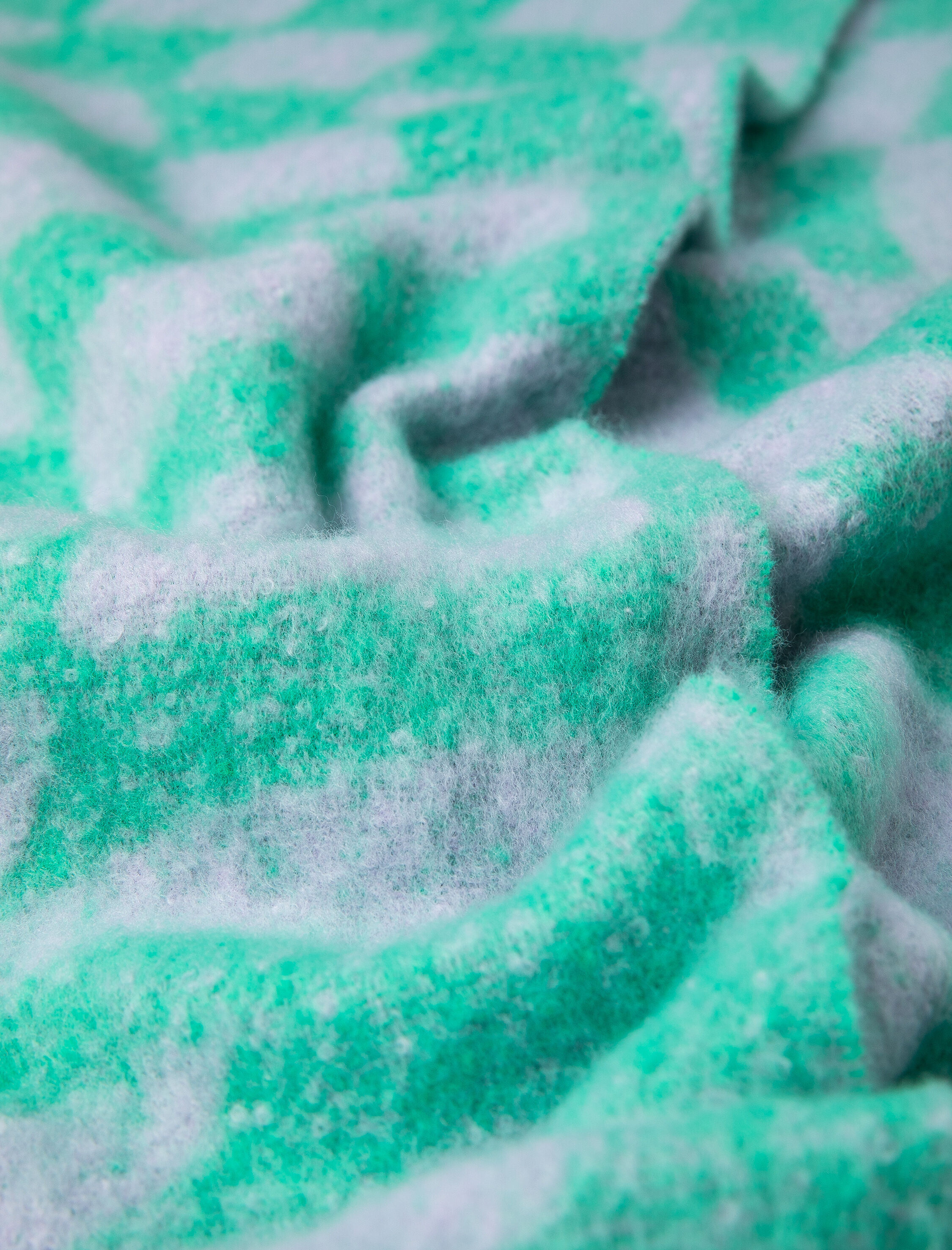  Kadın Atkı Kareli Yumuşak Dokulu Püsküllü