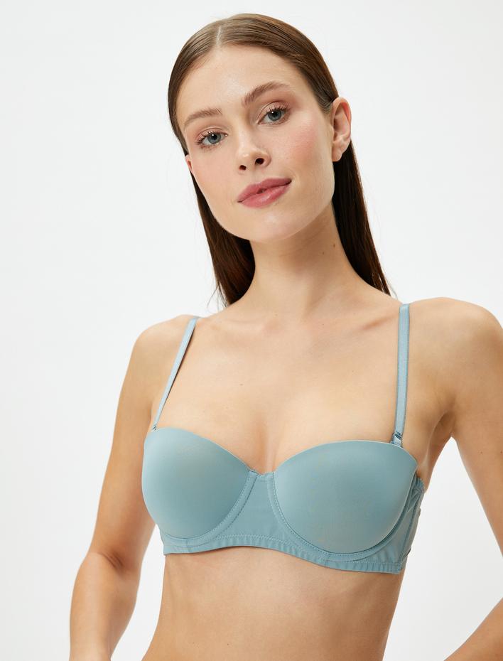  Push Up Askısız Sütyen Balenli Dolgulu Basic