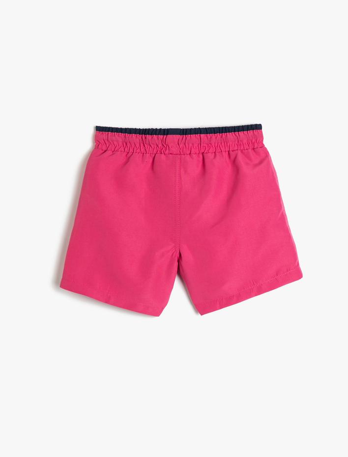 Erkek Çocuk Mayo Basic Beli Bağlamalı