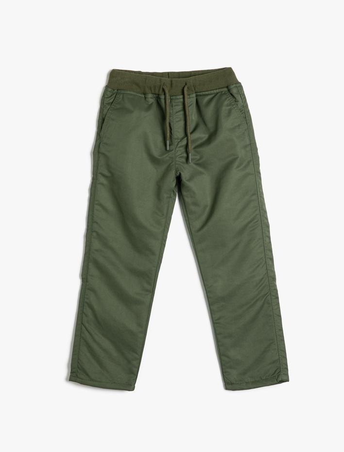 Erkek Çocuk Pantolon Beli Bağlamalı Cep Detaylı