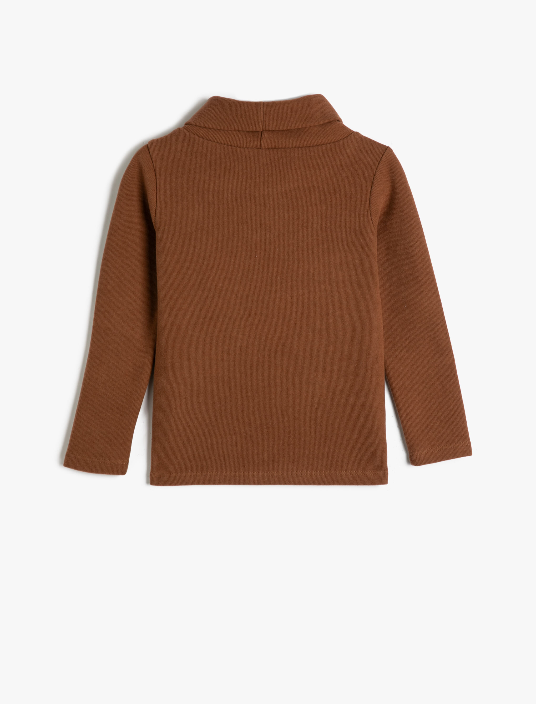  Kız Çocuk Basic Tişört Uzun Kollu Balıkçı Yaka