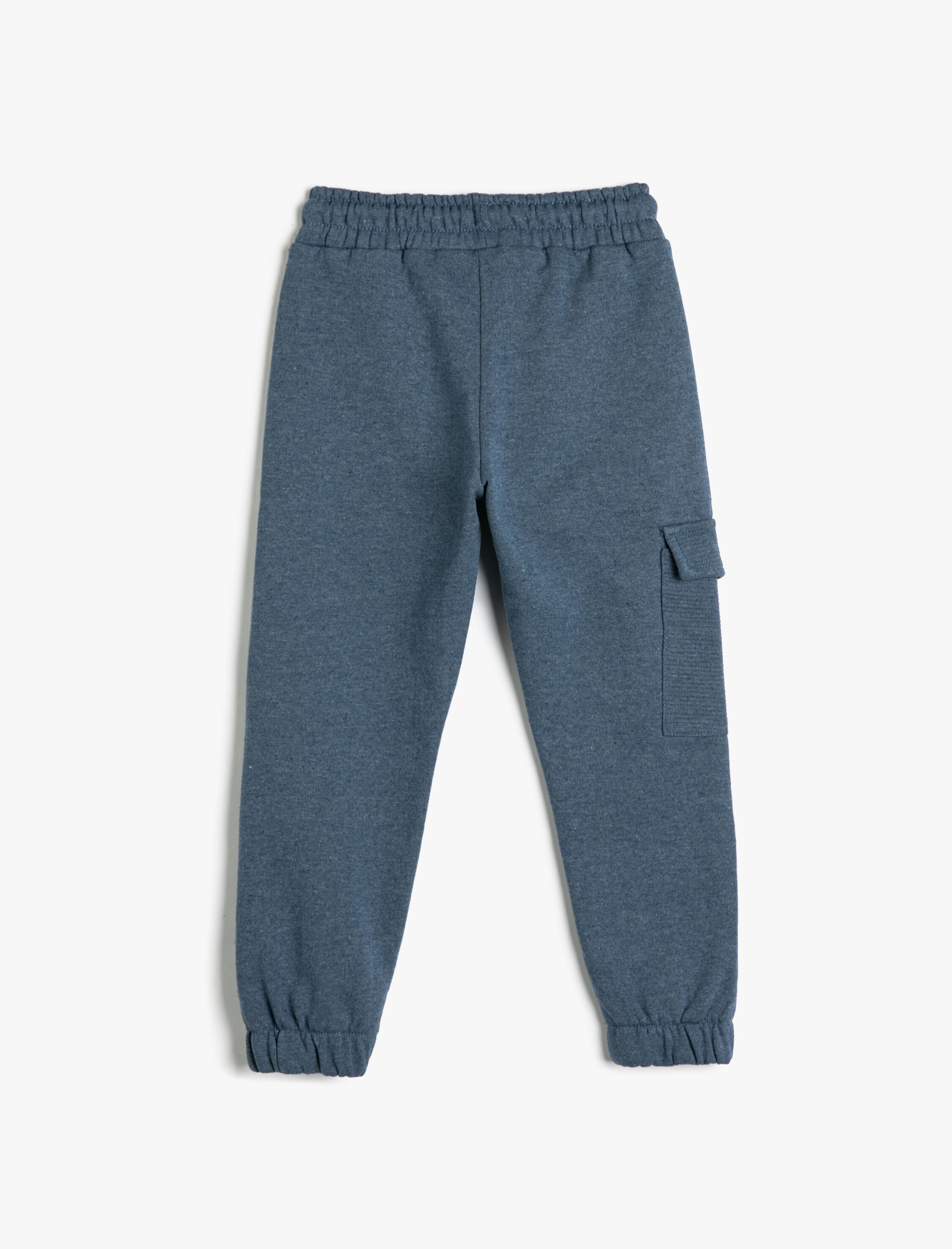Erkek Çocuk Basic Jogger Eşofman Altı Cep Detaylı Beli Bağlamalı Şardonlu