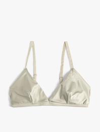 Dolgusuz Balensiz Sütyen Saten Desteksiz Kapsız