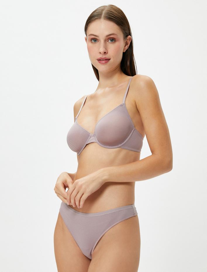  Dolgusuz Balenli Sütyen Kapsız Dokulu