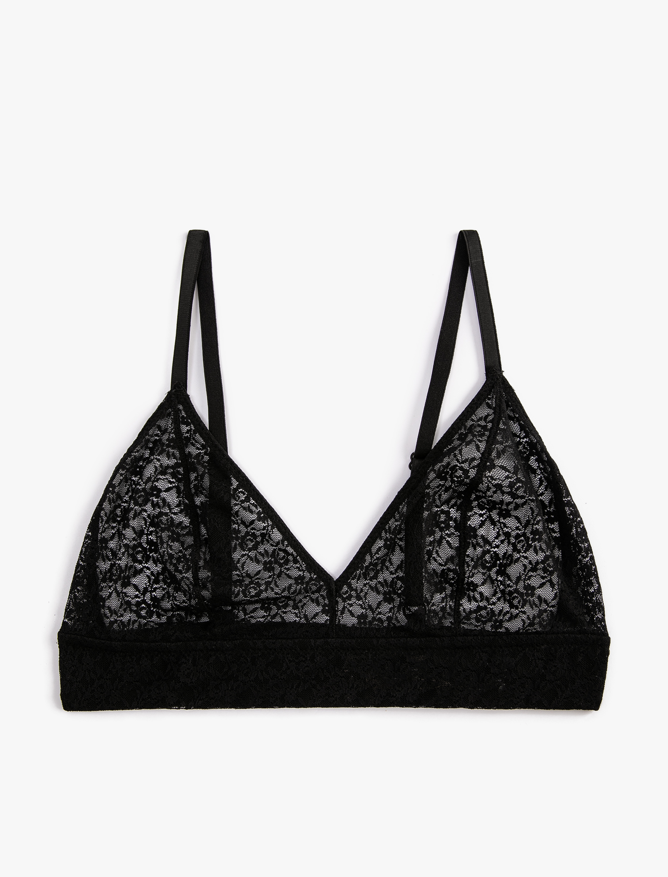   Balensiz Sütyen Dantelli Dolgusuz İnce Askılı