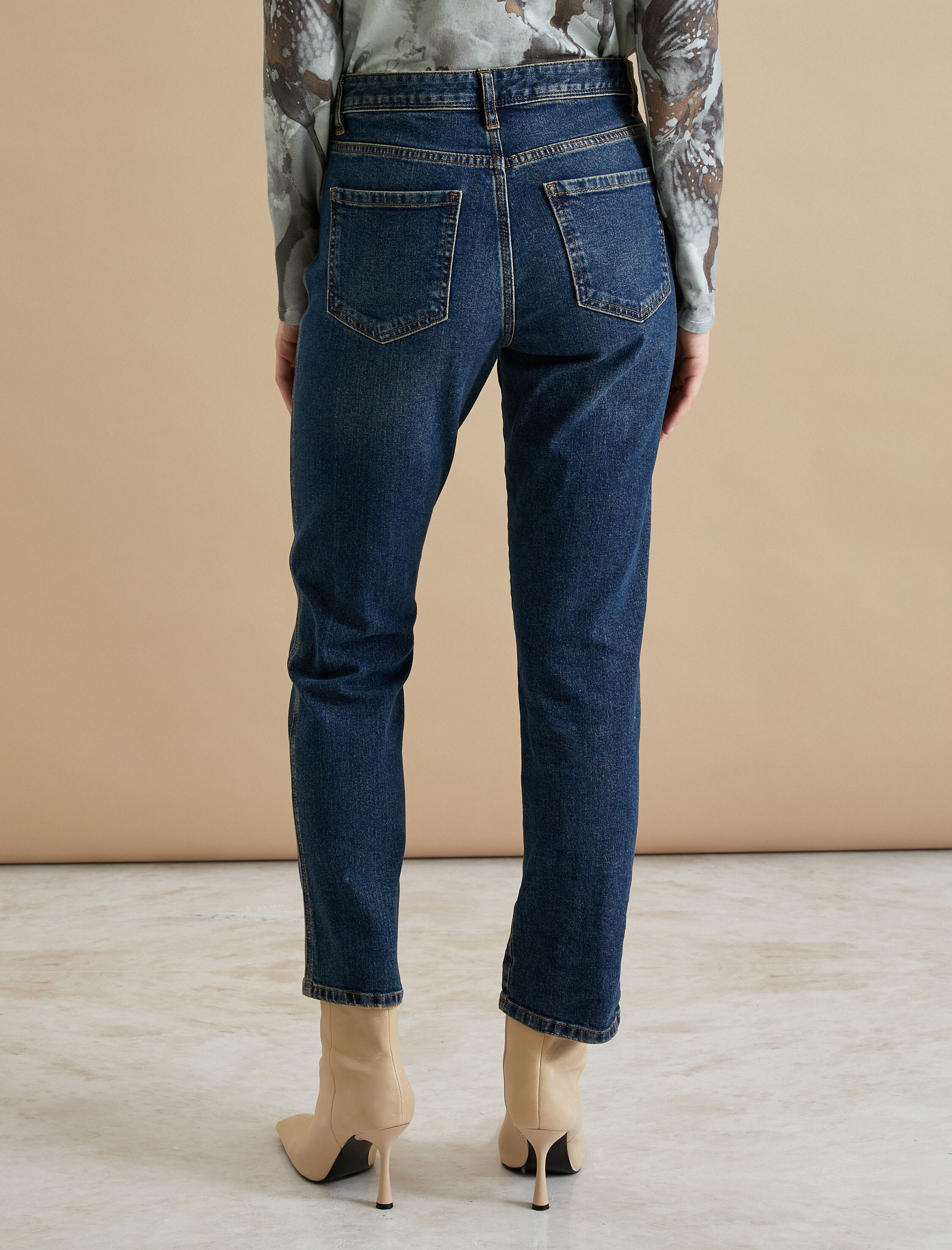   Koton X Selected by Şahika Ercümen - Yüksek Bel Düz Paça Kot Pantolon