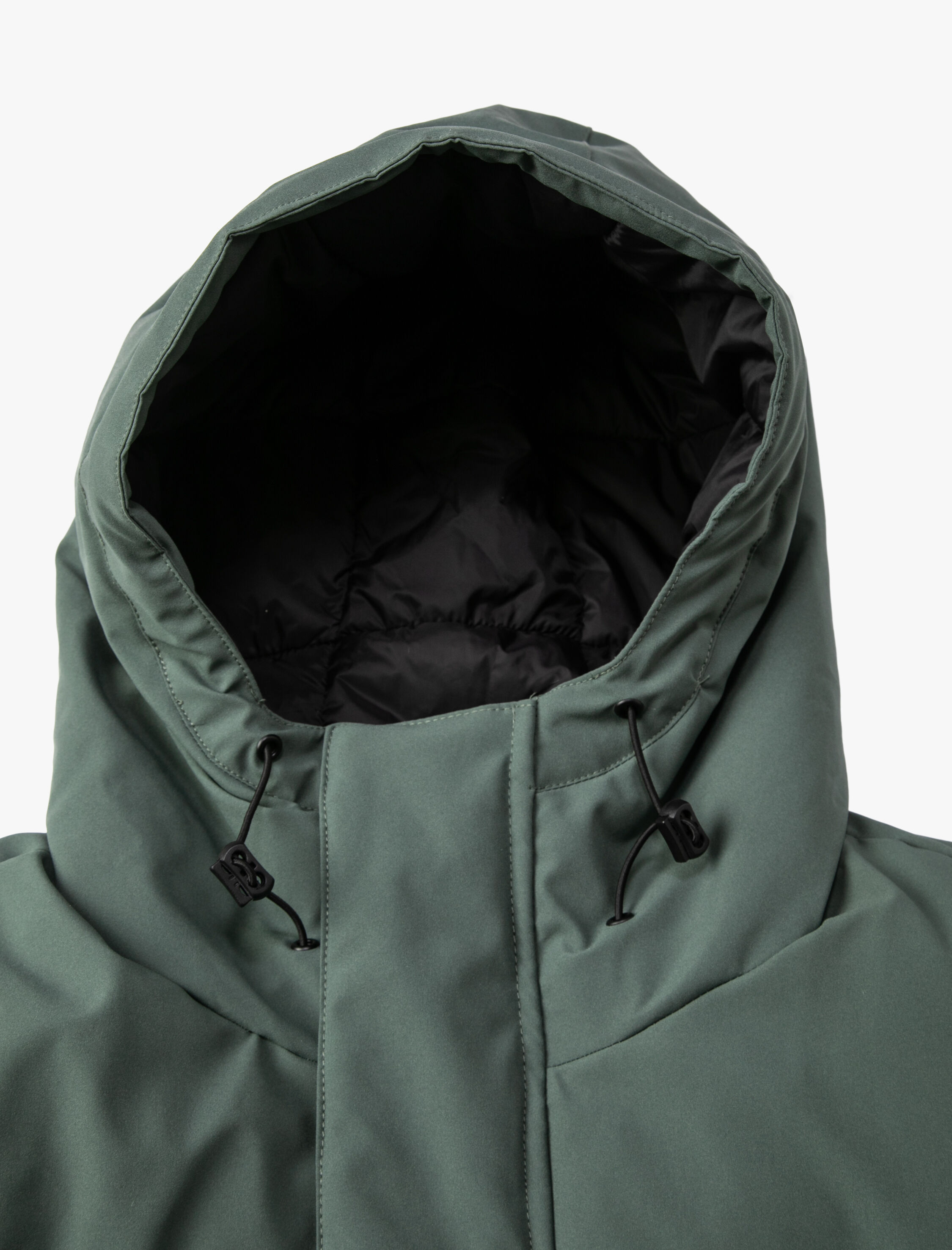   Şişme Mont Kapşonlu Fermuarlı Cep Detaylı Çıtçıt Düğmeli