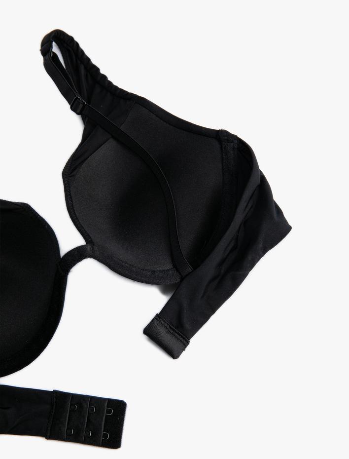  Balenli Sütyen Dantelli Dolgusuz Kapsız İnce Askılı