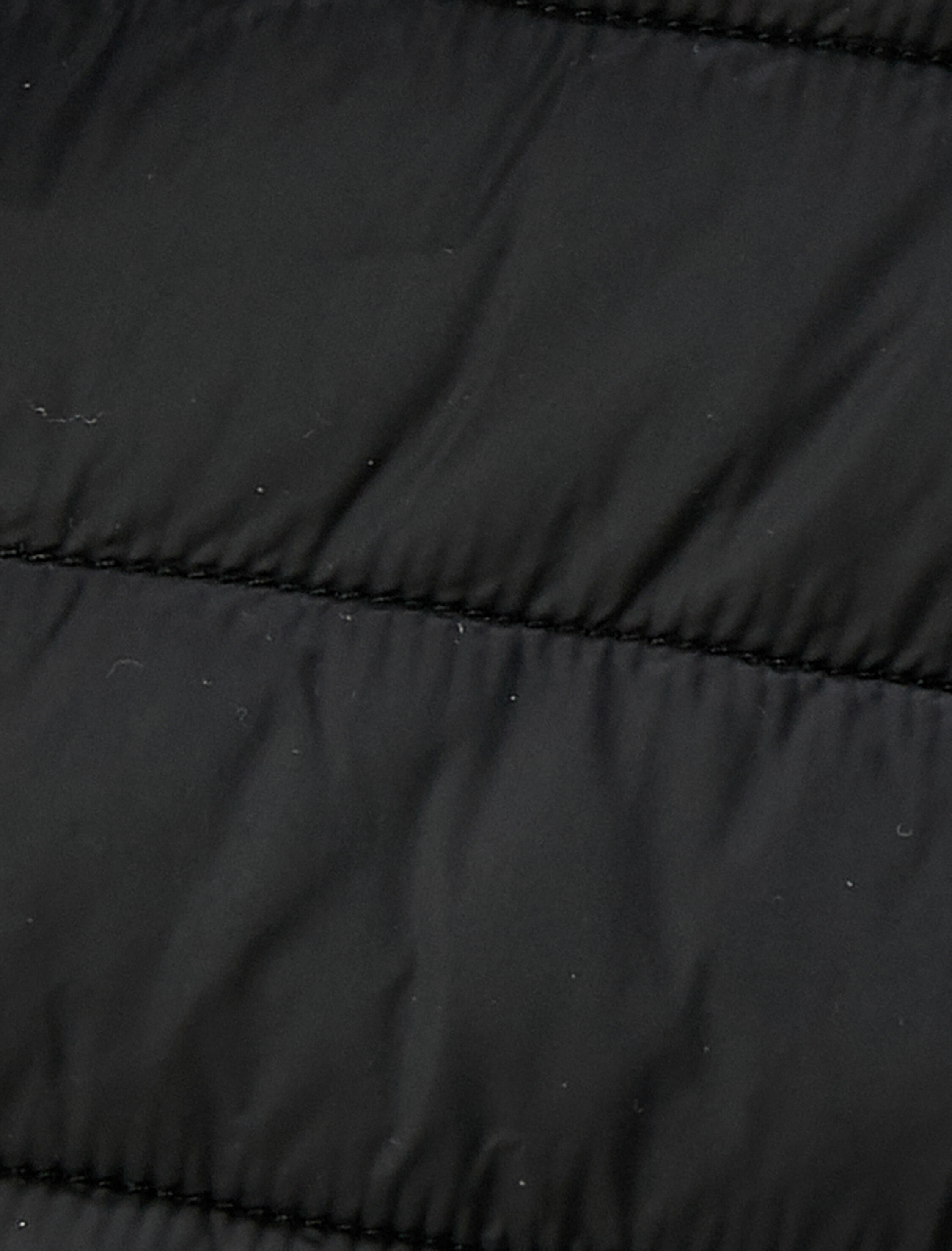   Kısa Şişme Mont Kapüşonlu Fermuarlı Kolları Lastikli