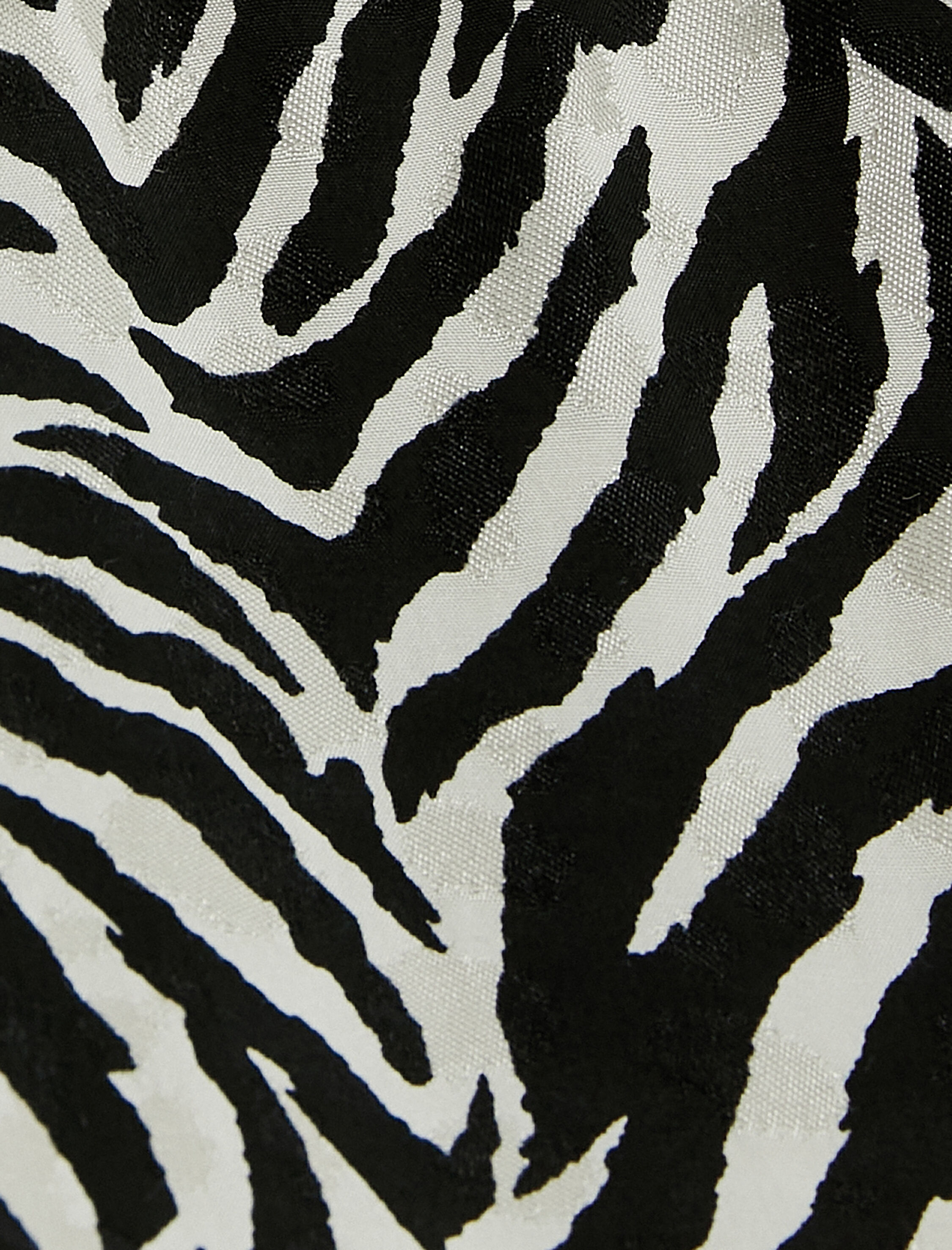   Zebra Desenli Pijama Altı Beli Lastikli
