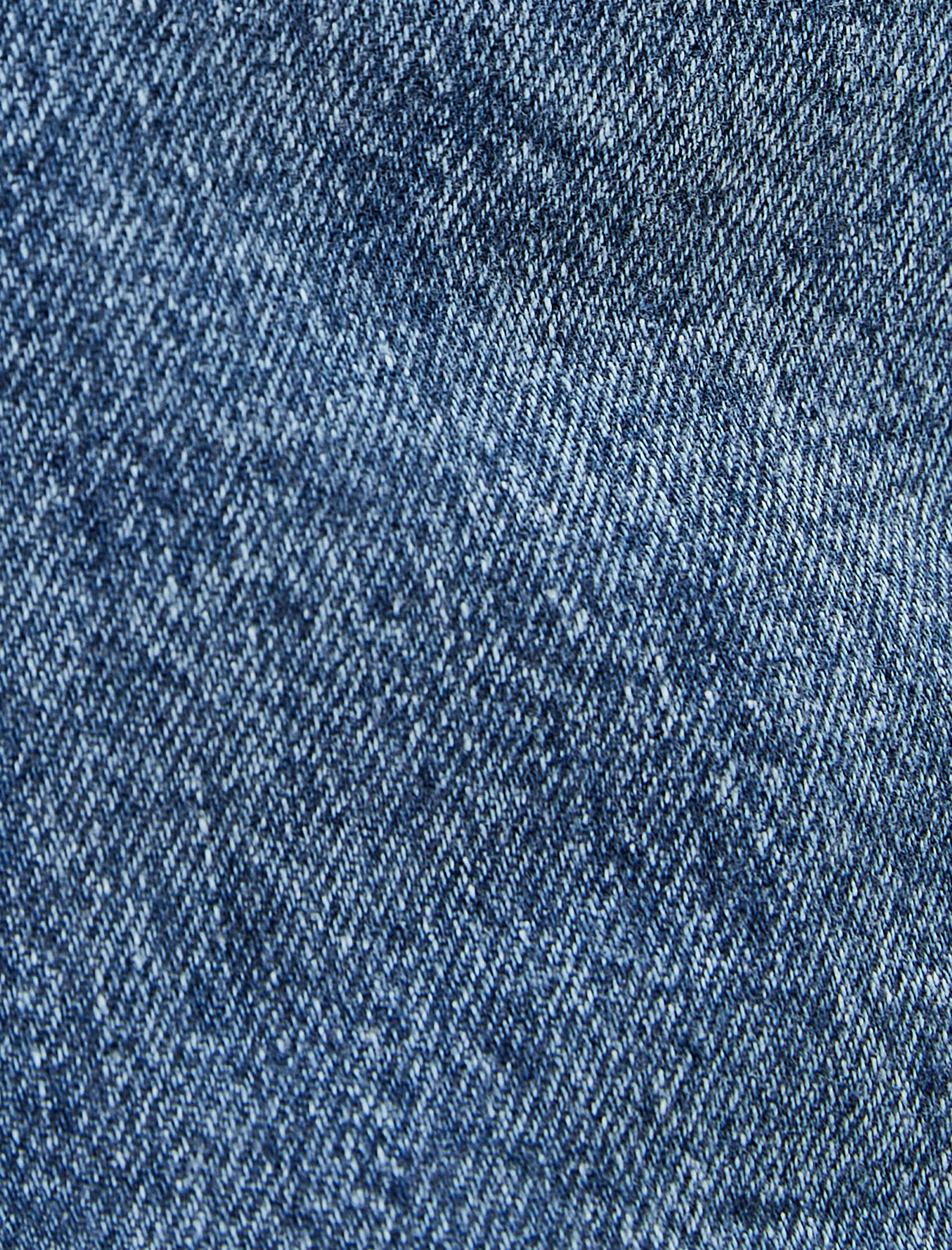   Yüksek Bel Kot Pantolon Rahat Kesim Straight Hafif Dar Kısa Paça - Mom Jean