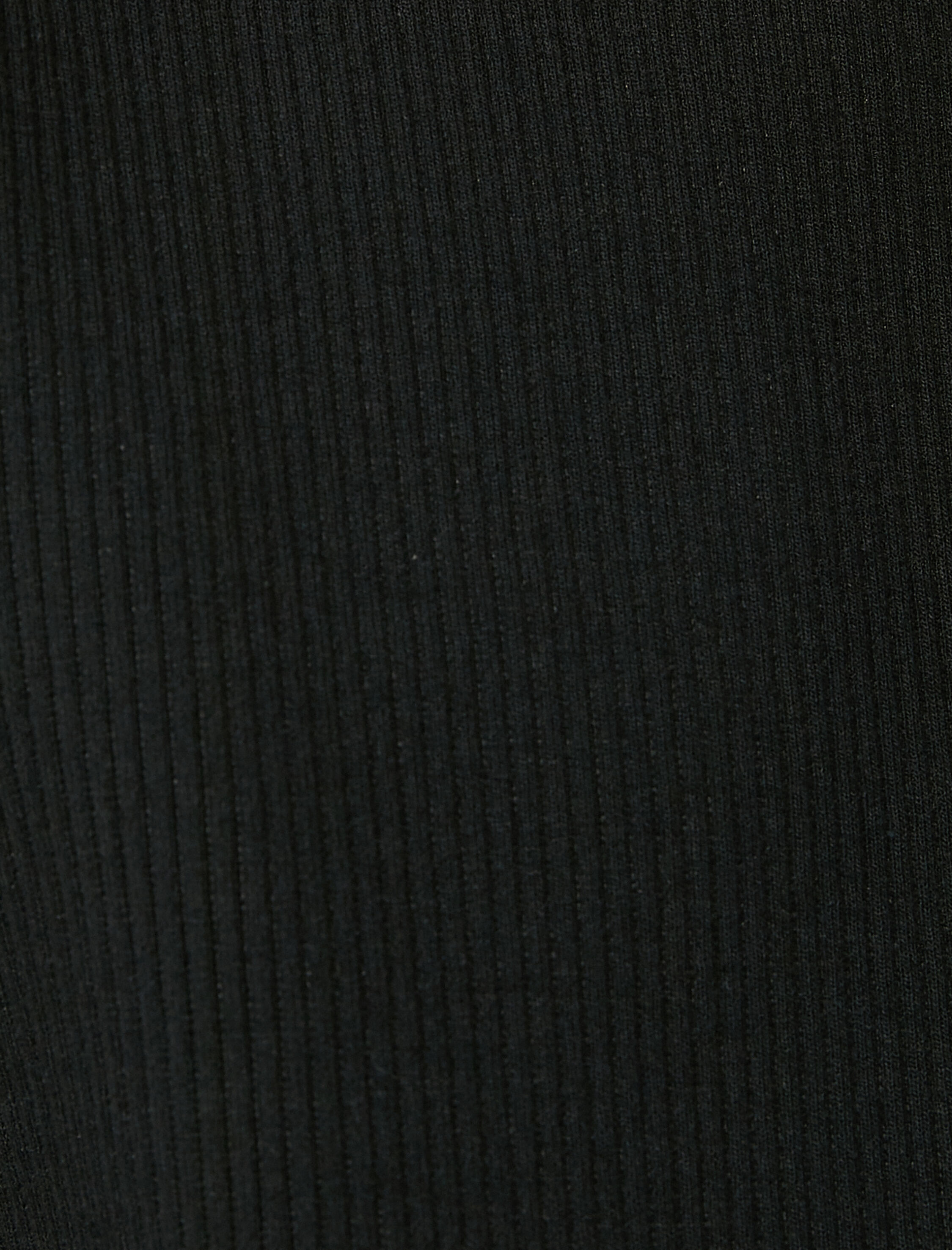   Basic Kazak Bisiklet Yaka Dokulu Uzun Kollu