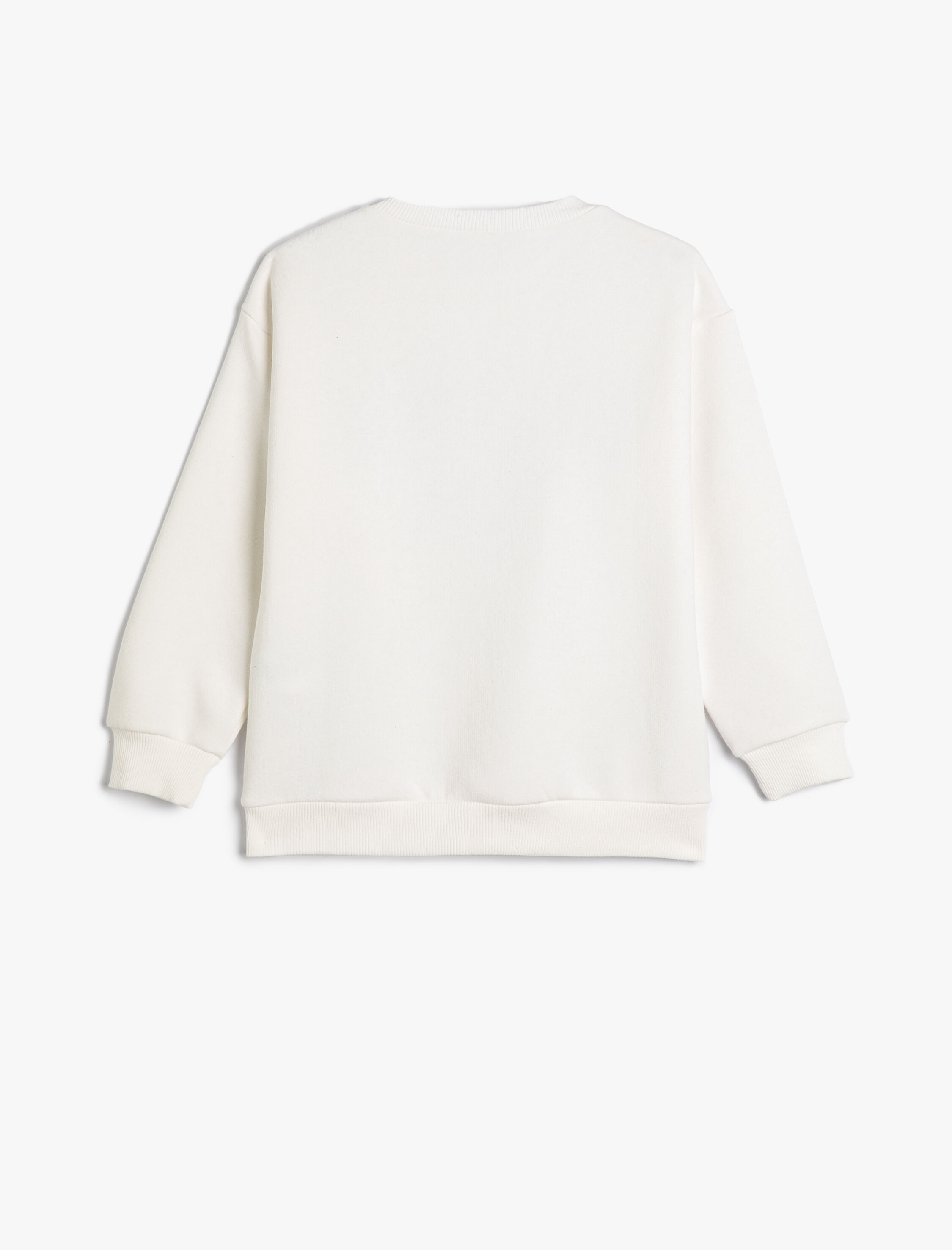  Erkek Çocuk Sweatshirt Uzun Kollu Bisiklet Yaka Baskı Detaylı