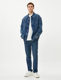 Slim Fit Kot Pantolon - Brad Jean