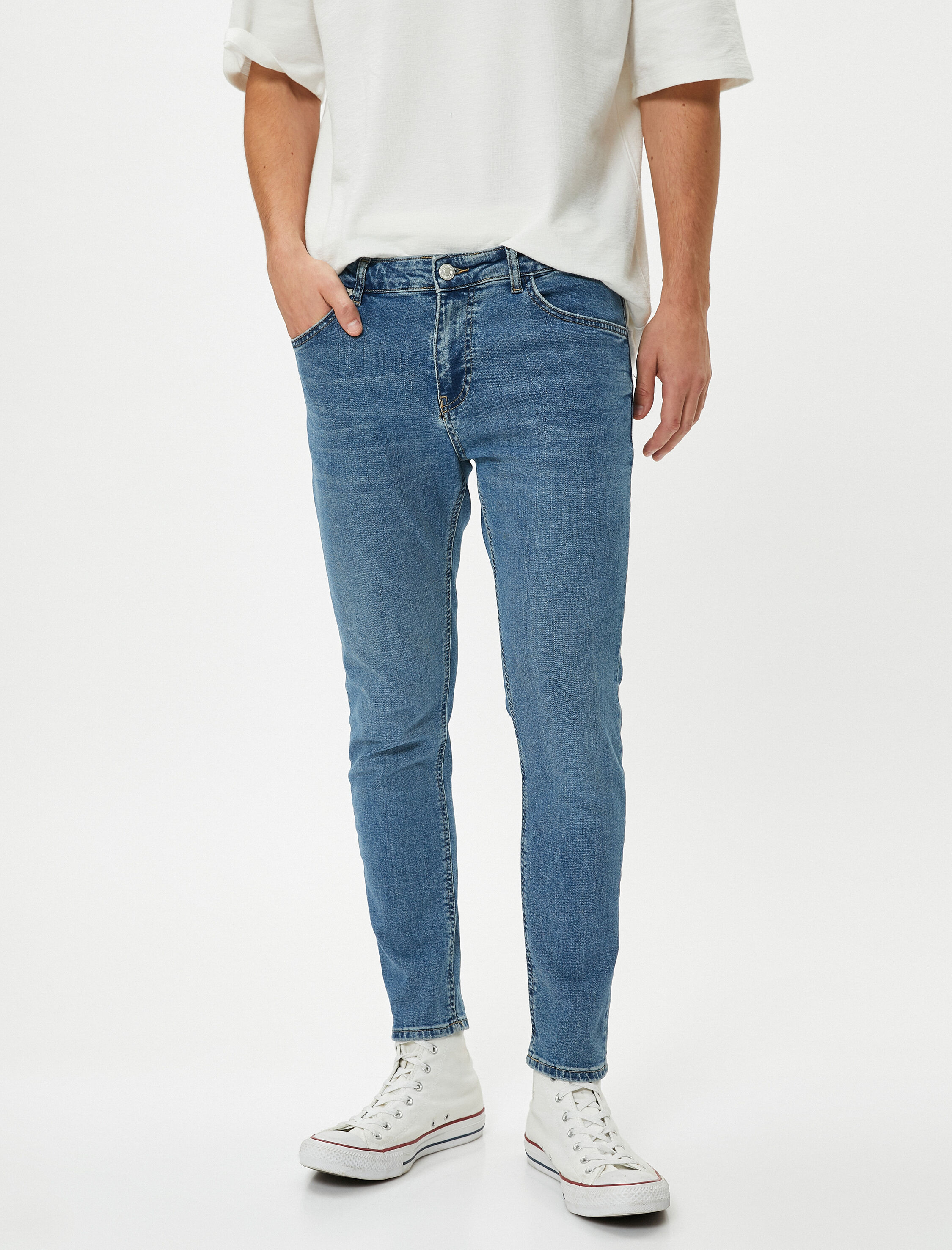   Skinny Fit Kot Pantolon - Michael Jean