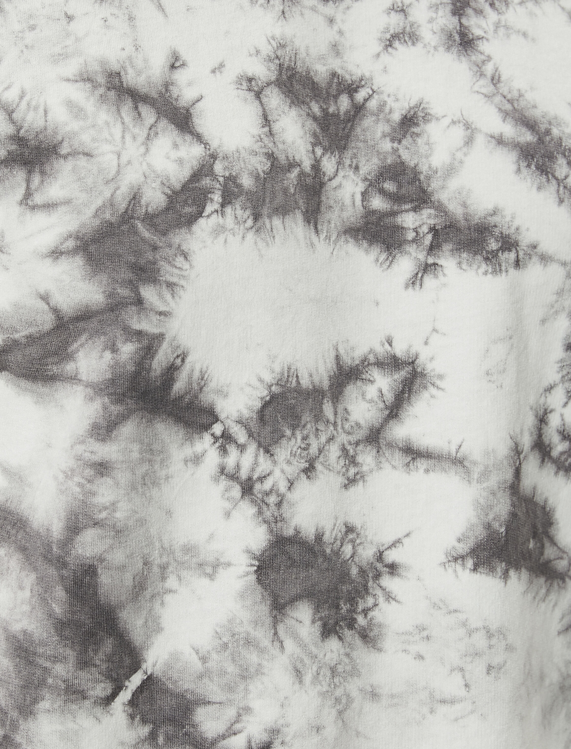   Bisiklet Yaka Tişört Batik Görünümlü Kısa Kollu Pamuklu