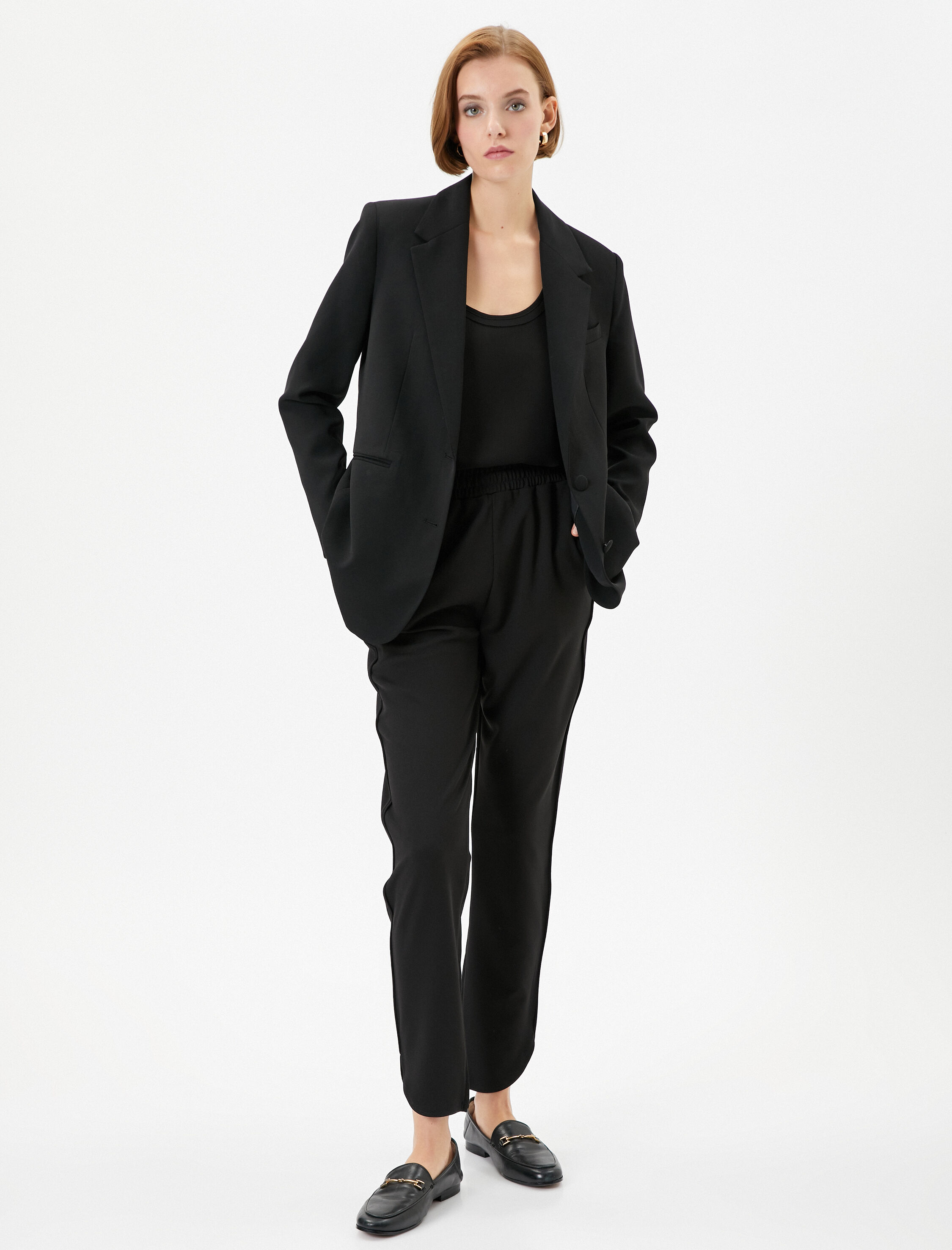   Jogger Pantolon Beli Lastikli Cep Detaylı