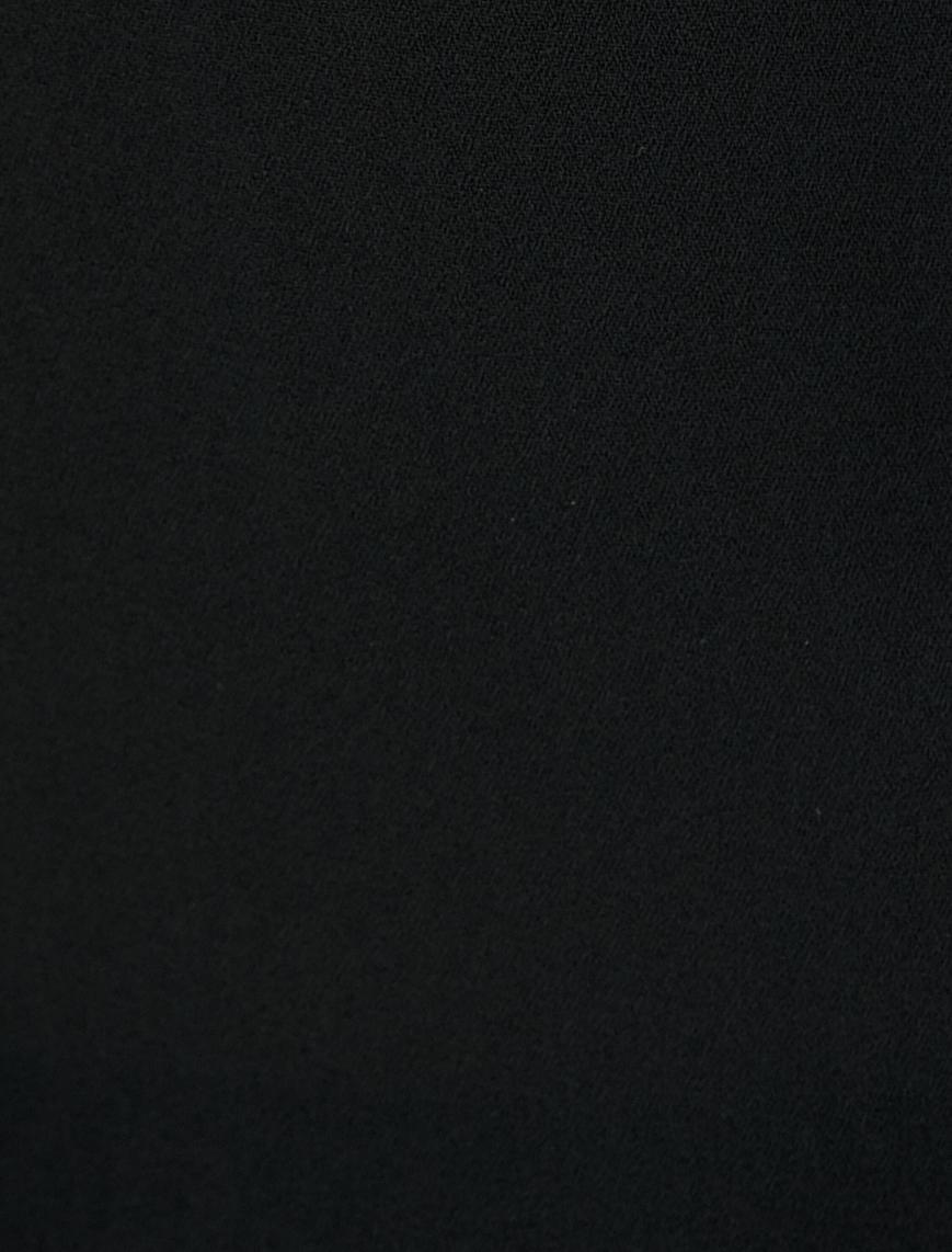   Uzun Kollu Gömlek Düğmeli Klasik Yaka Standart Kesim