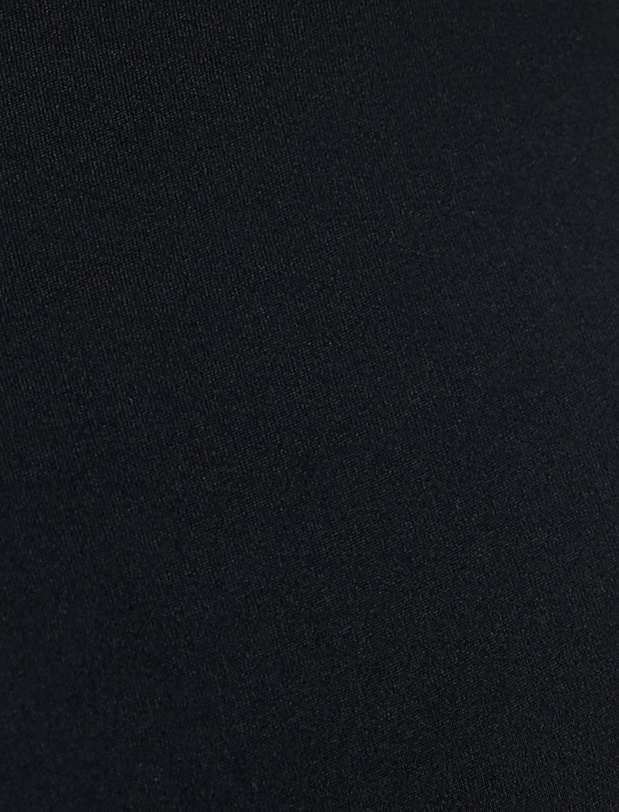   Tayt Yüksek Bel Dikiş Detaylı
