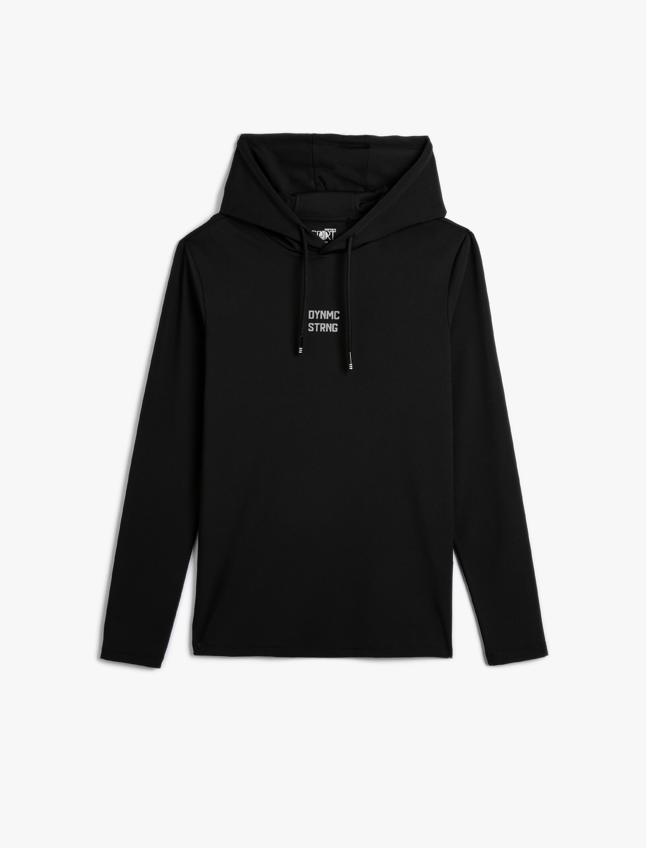Koton Erkek Kapşonlu Spor Sweatshirt Slogan Baskılı Uzun Kollu